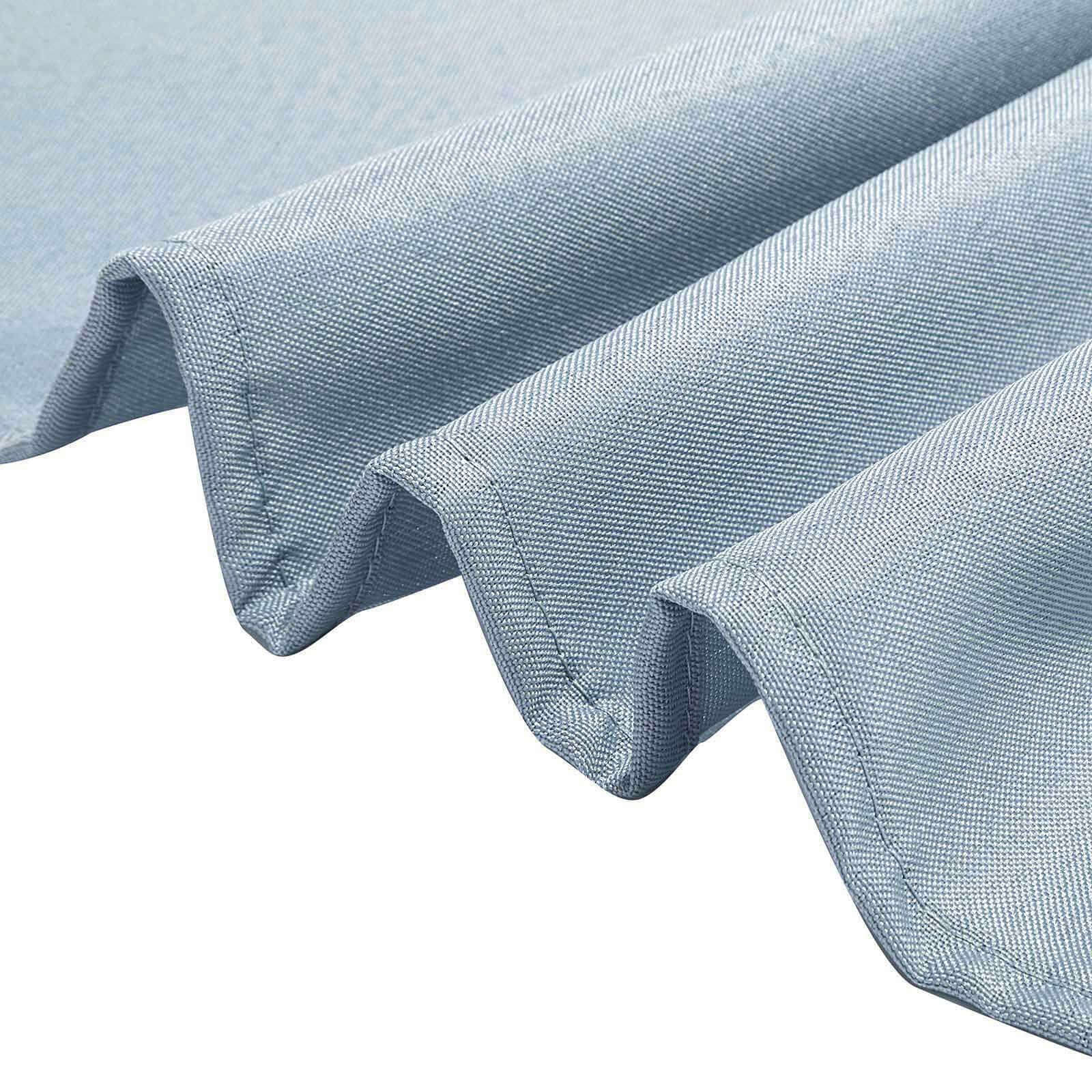Polyester Rectangle Tablecloth 60"x126" Dusty Blue - Durable & Wrinkle-Resistant Table Cover - Image 7
