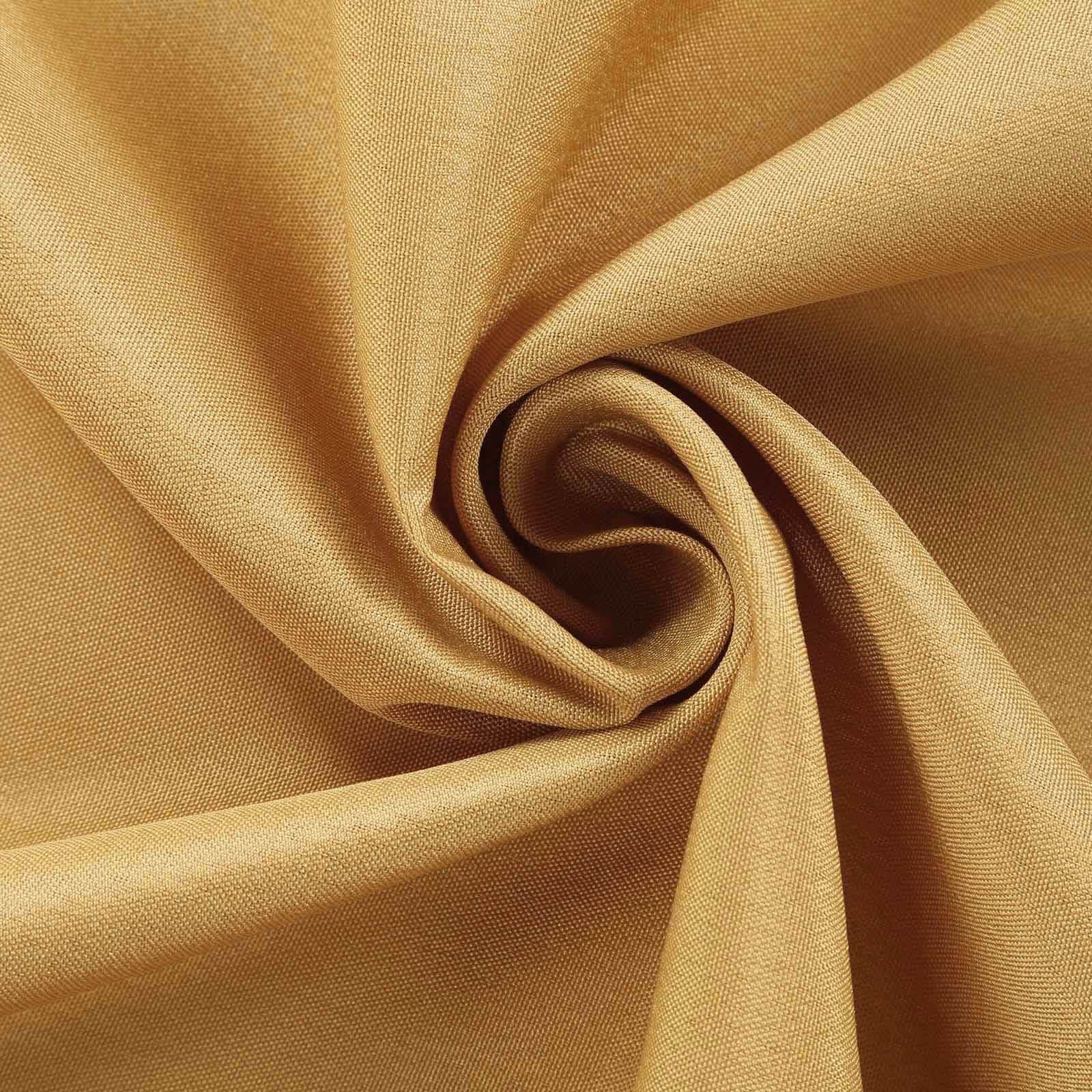 Polyester Rectangle Tablecloth 60"x126" Gold - Durable and Wrinkle-Resistant Table Cover for Weddings & Events - Image 8