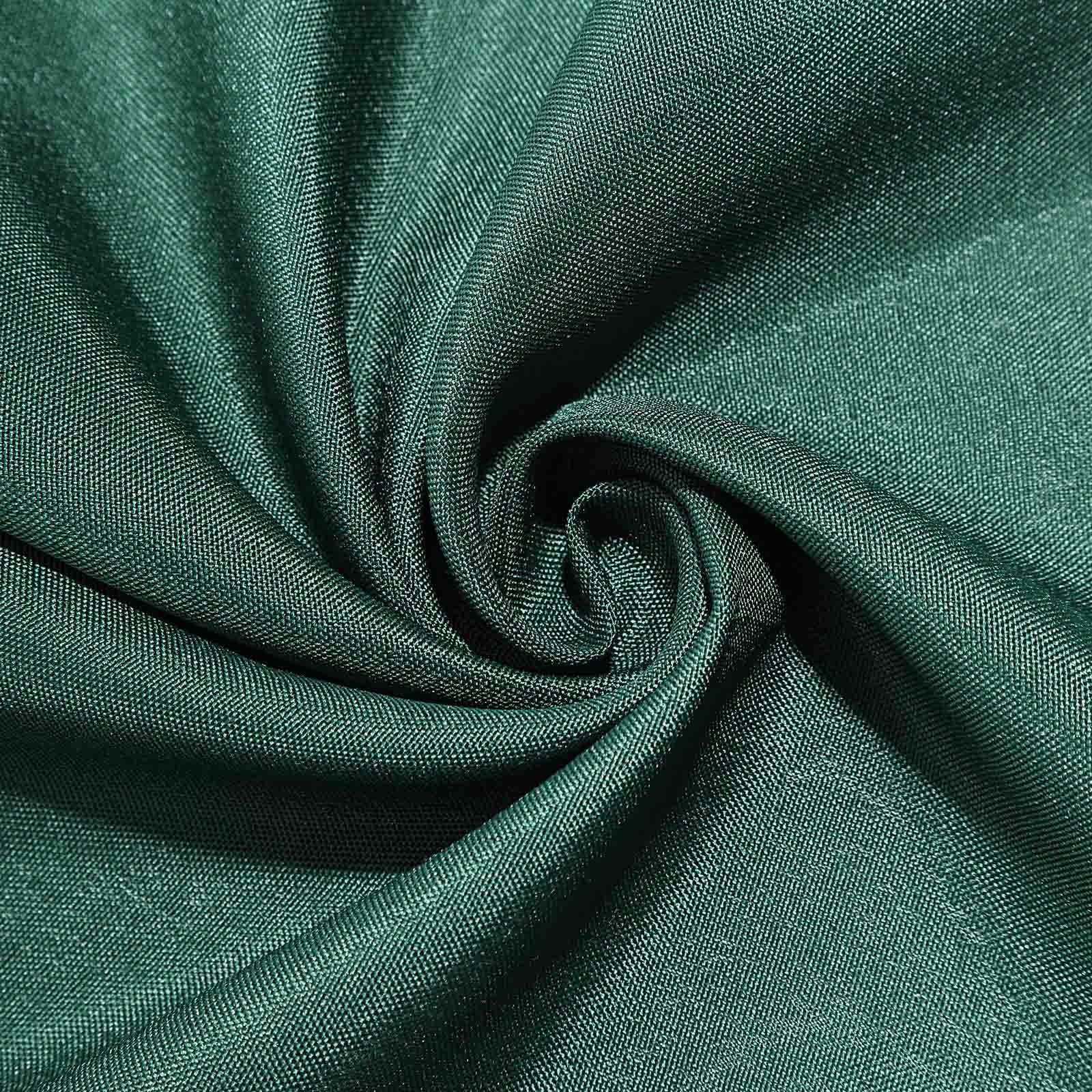 Polyester Rectangle Tablecloth 60"x126" Hunter Emerald Green - Durable & Wrinkle-Resistant Table Cover - Image 7