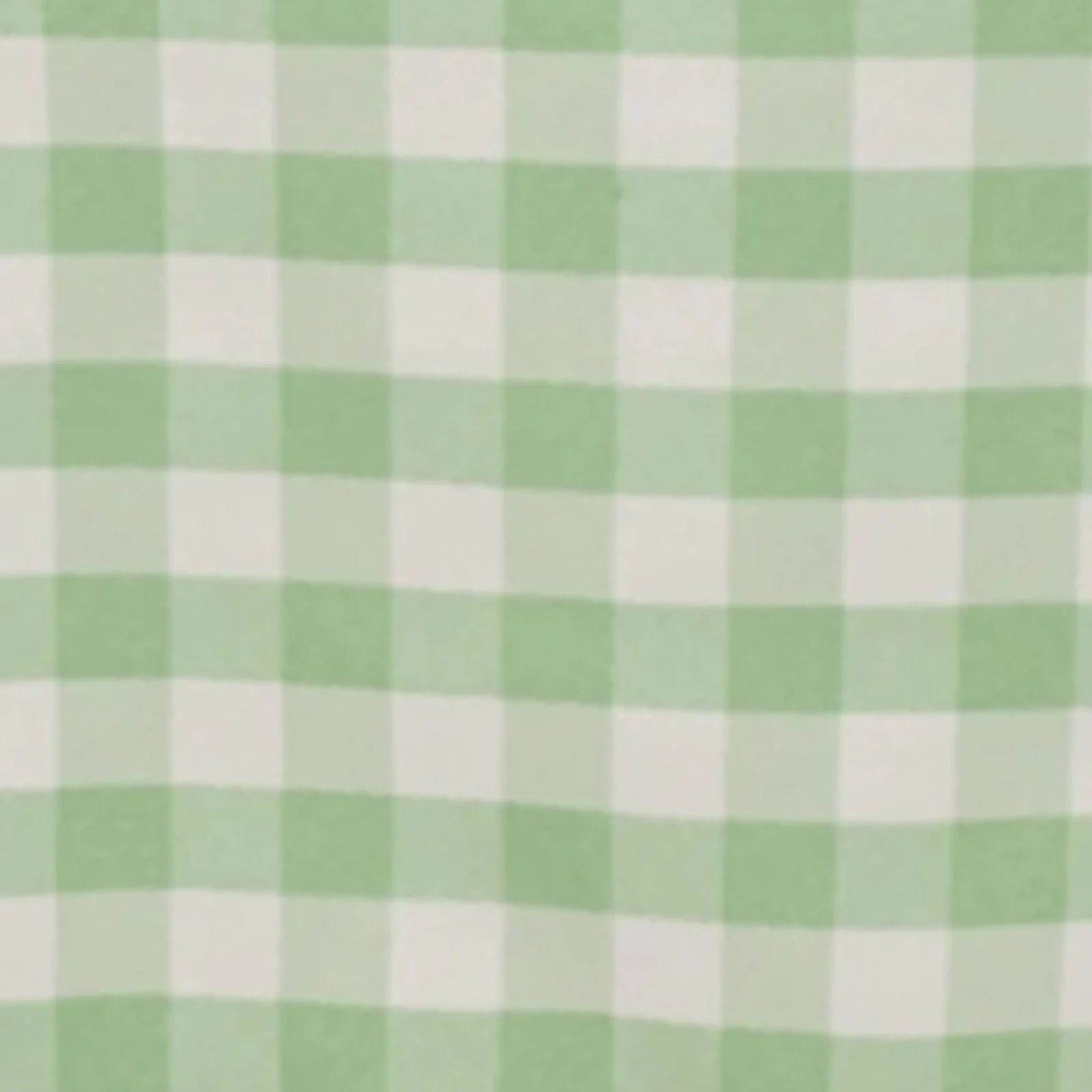 Polyester Rectangle Tablecloth 60"x126" White/Sage Green Checkered Buffalo Plaid Table Cover - Image 8