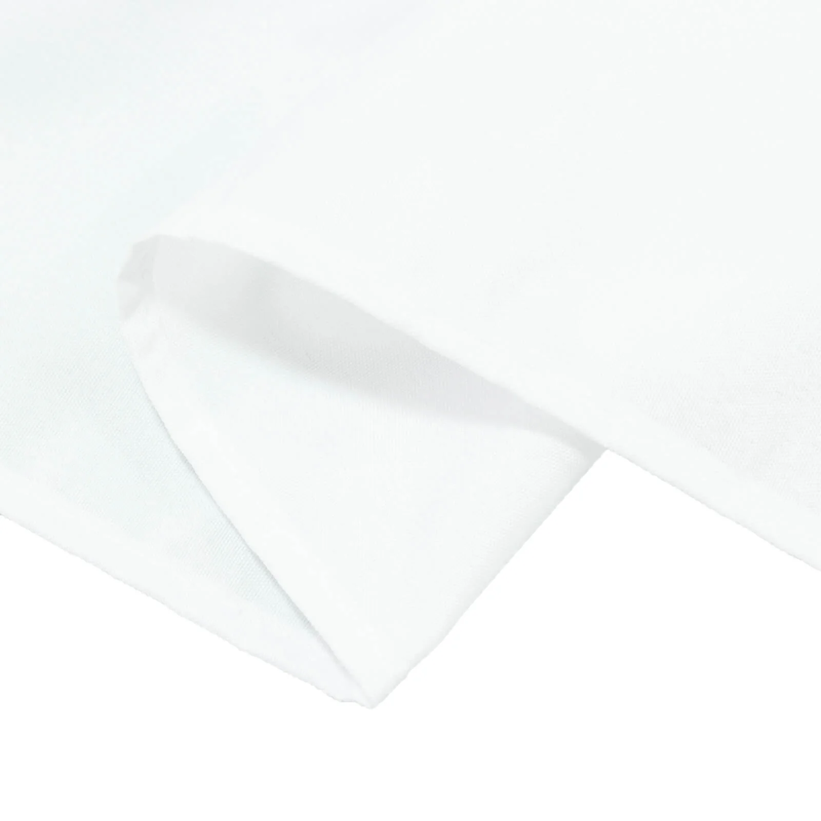 White Polyester Rectangle Tablecloth 60"×84" – Wrinkle-Resistant, Durable Party / Event Table Cover - Image 6