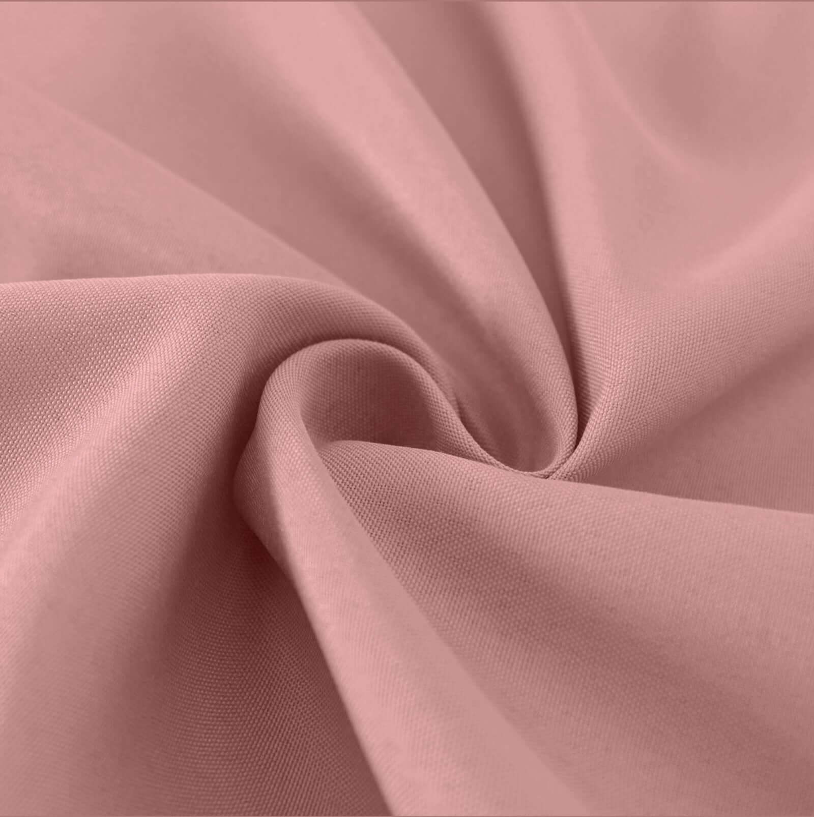 Polyester Rectangle Tablecloth 72"x120" Dusty Rose with Wrinkle-Resistant Finish - Reusable Table Cover - Image 8