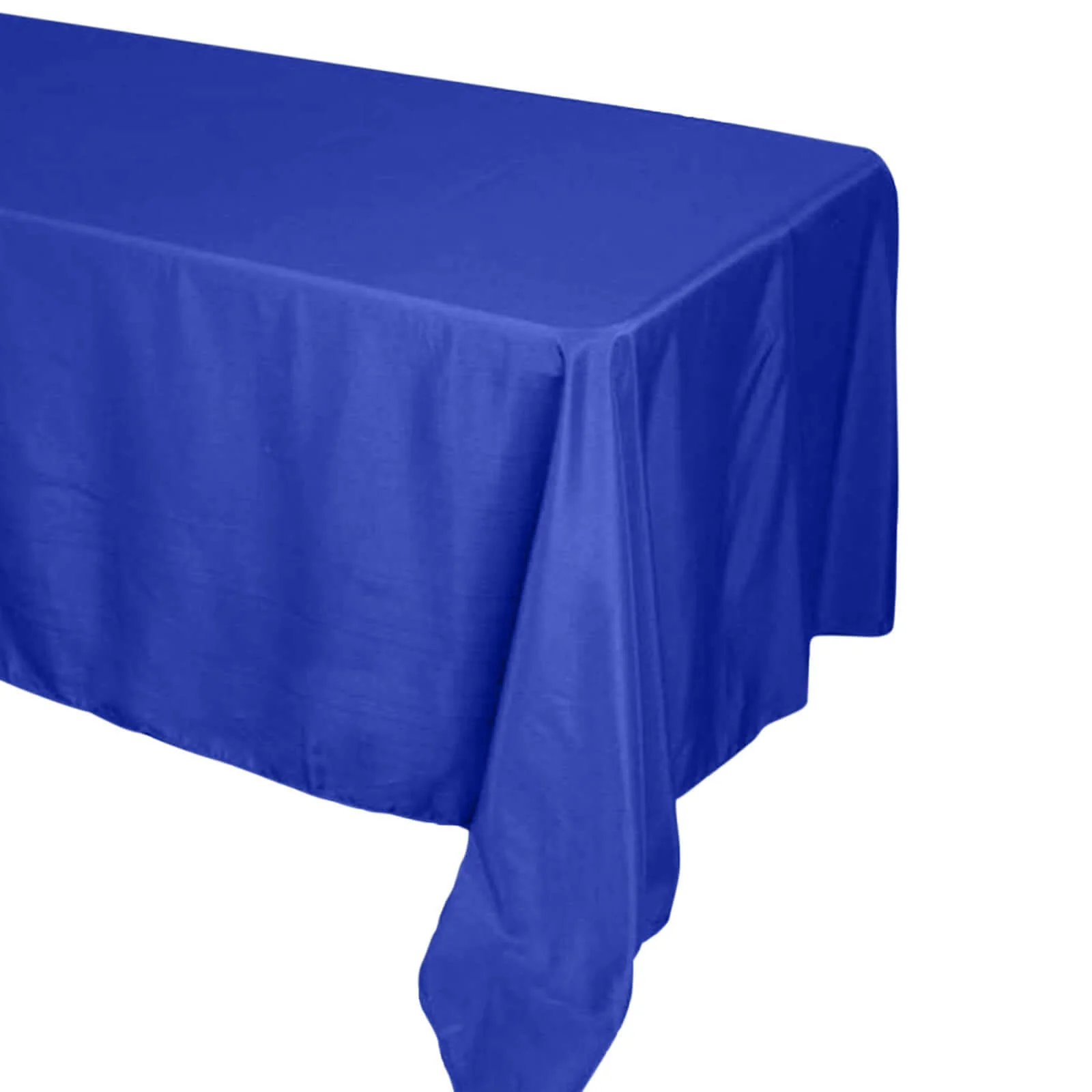 Polyester Rectangle Tablecloth 72"x120" Royal Blue with Wrinkle-Resistant Finish - Reusable Table Cover - Image 3