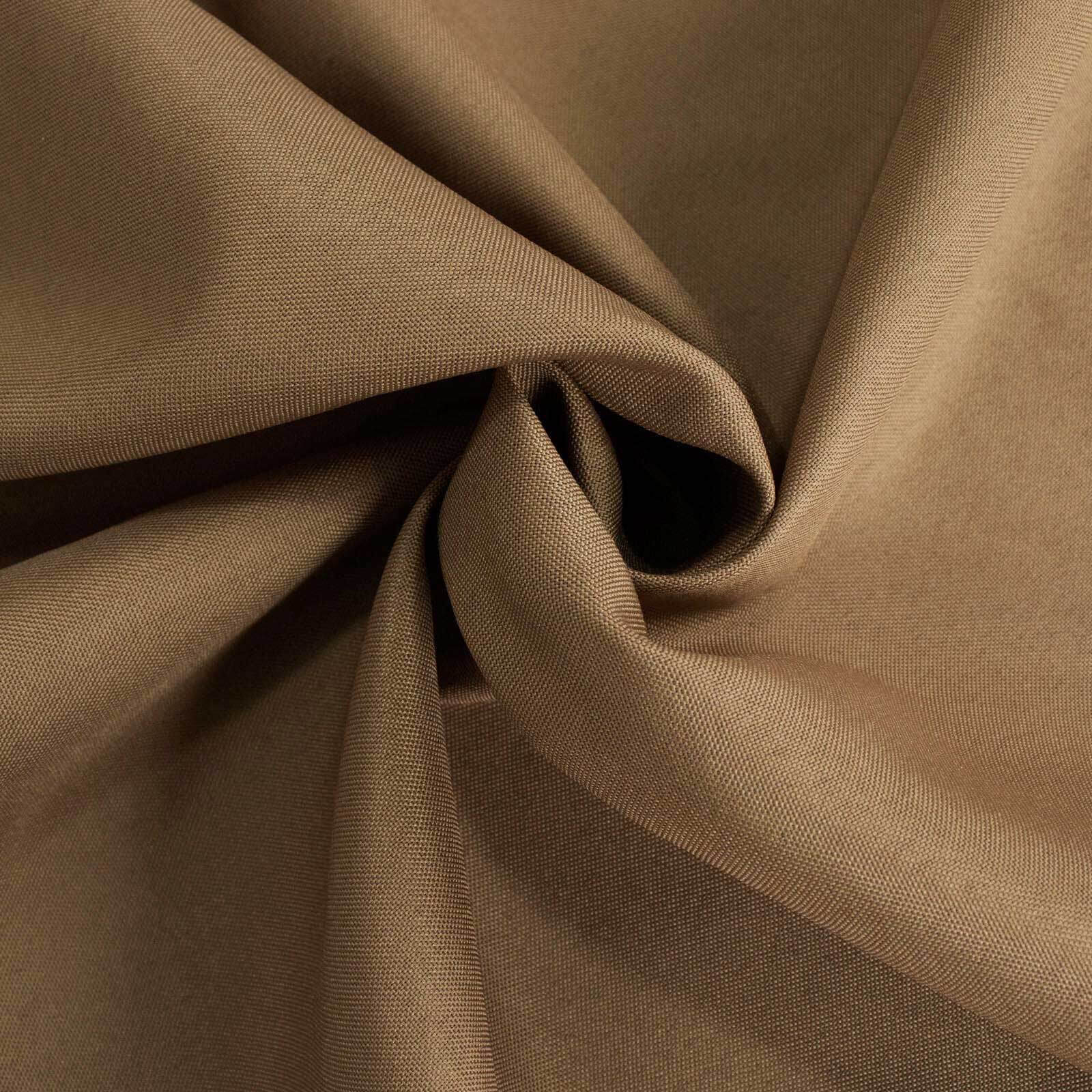 Polyester Rectangle Tablecloth 72"x120" Taupe with Wrinkle-Resistant Finish - Reusable Table Cover - Image 8