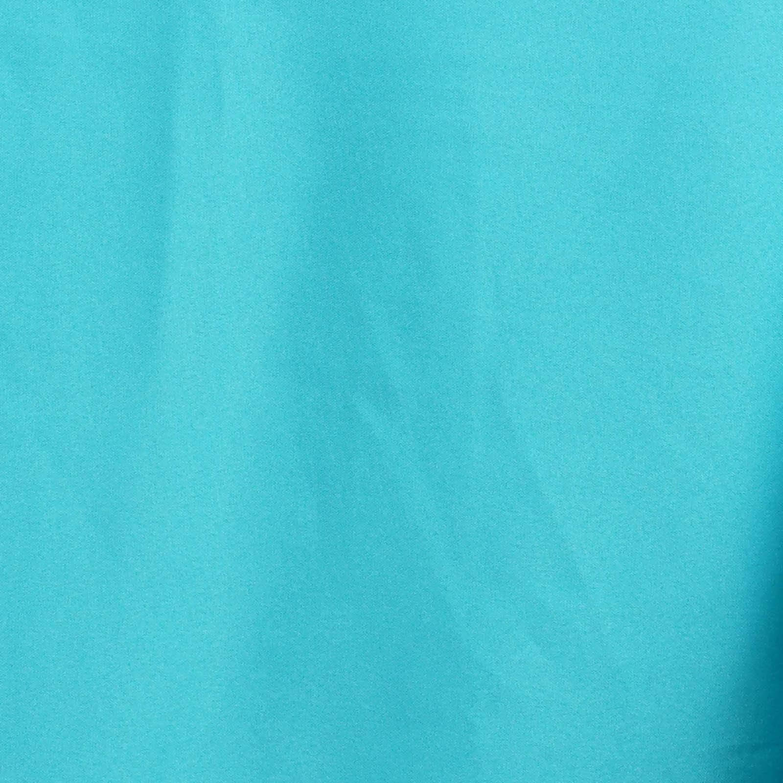 Polyester Rectangle Tablecloth 72"x120" Turquoise with Wrinkle-Resistant Finish - Reusable Table Cover - Image 4