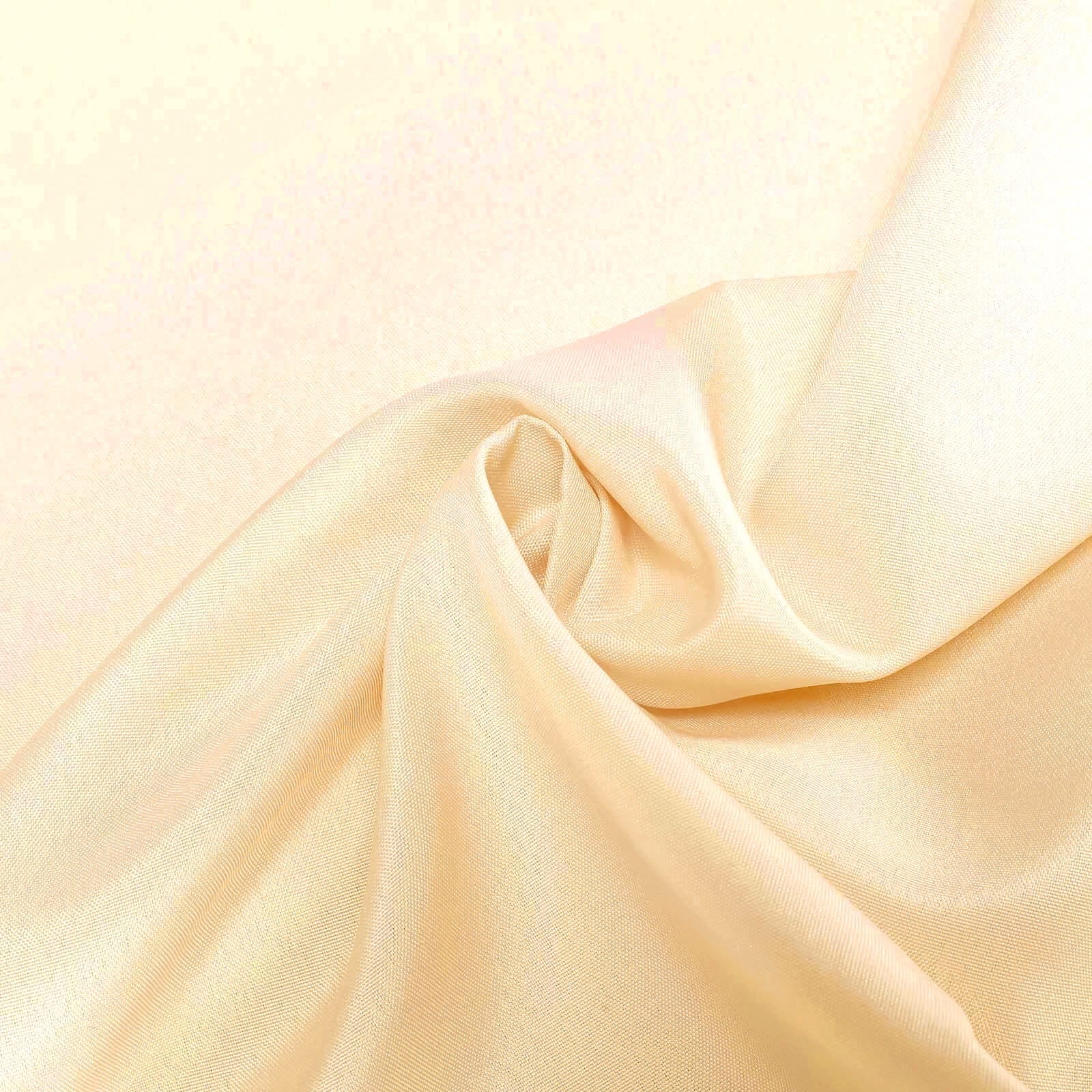 Polyester Rectangle Tablecloth 90"x132" Beige with Seamless Finish - Image 7
