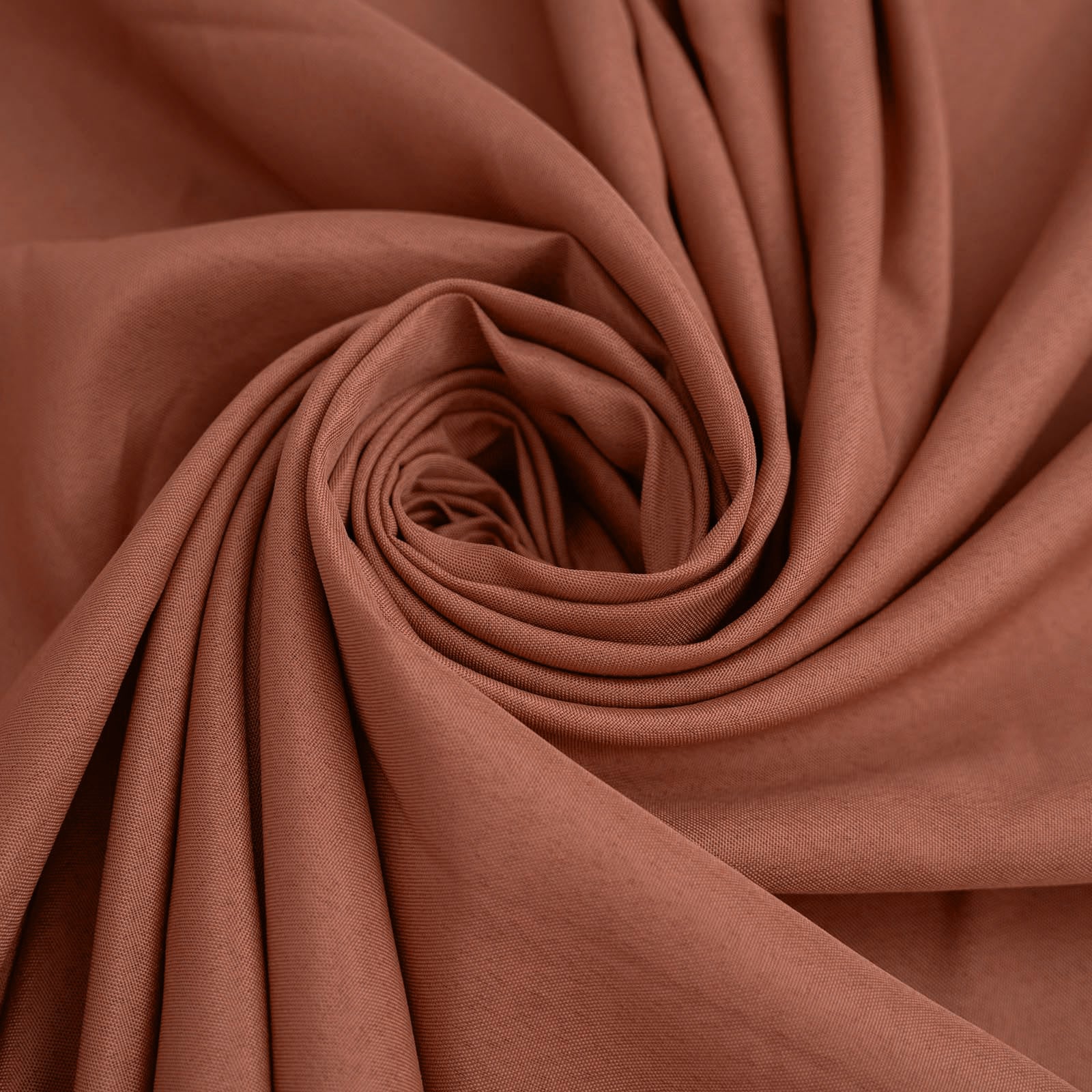 Polyester Rectangle Tablecloth 90"x132" Terracotta (Rust) with Seamless Finish - Image 8