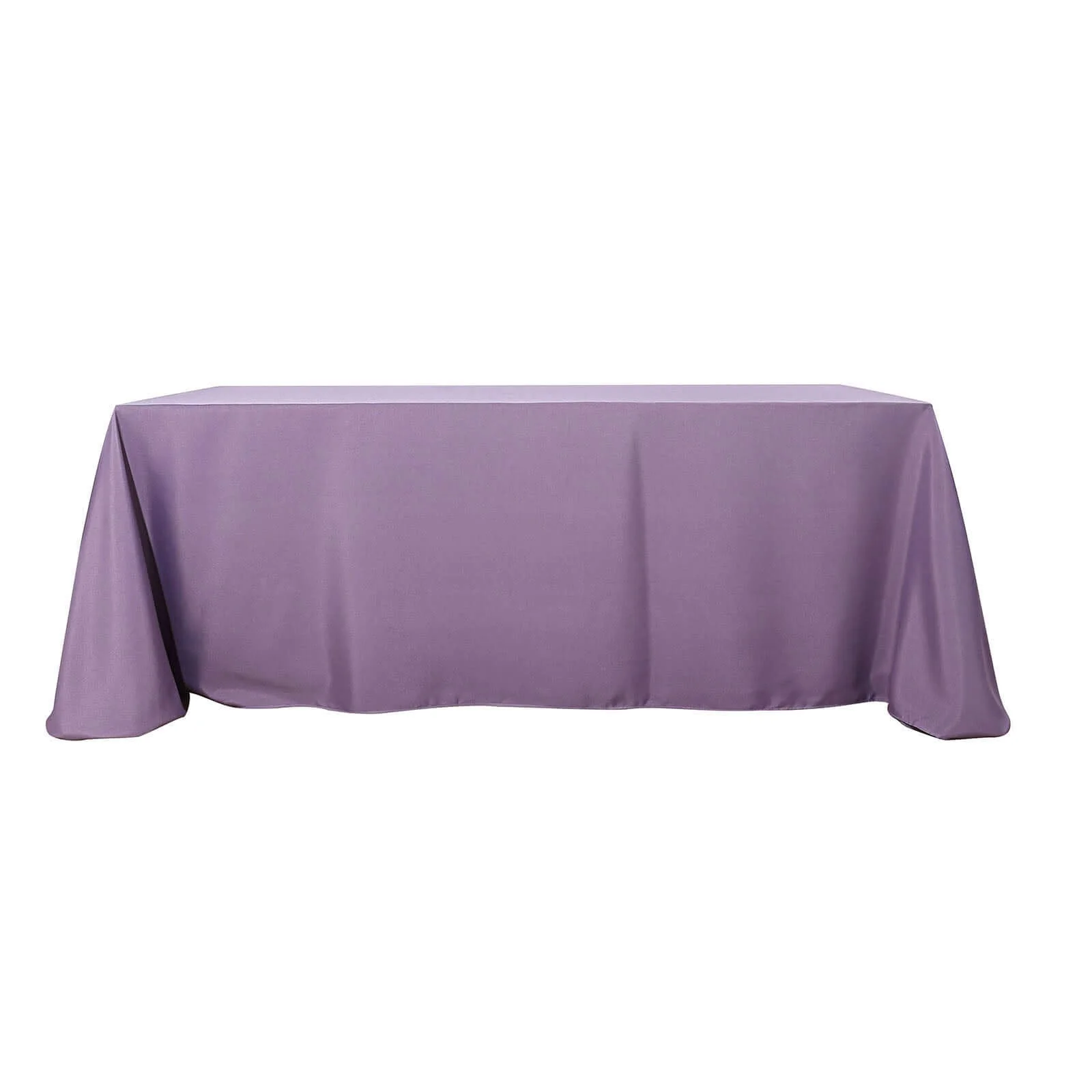 Polyester Rectangle Tablecloth 90"x132" Violet Amethyst with Seamless Finish - Image 6