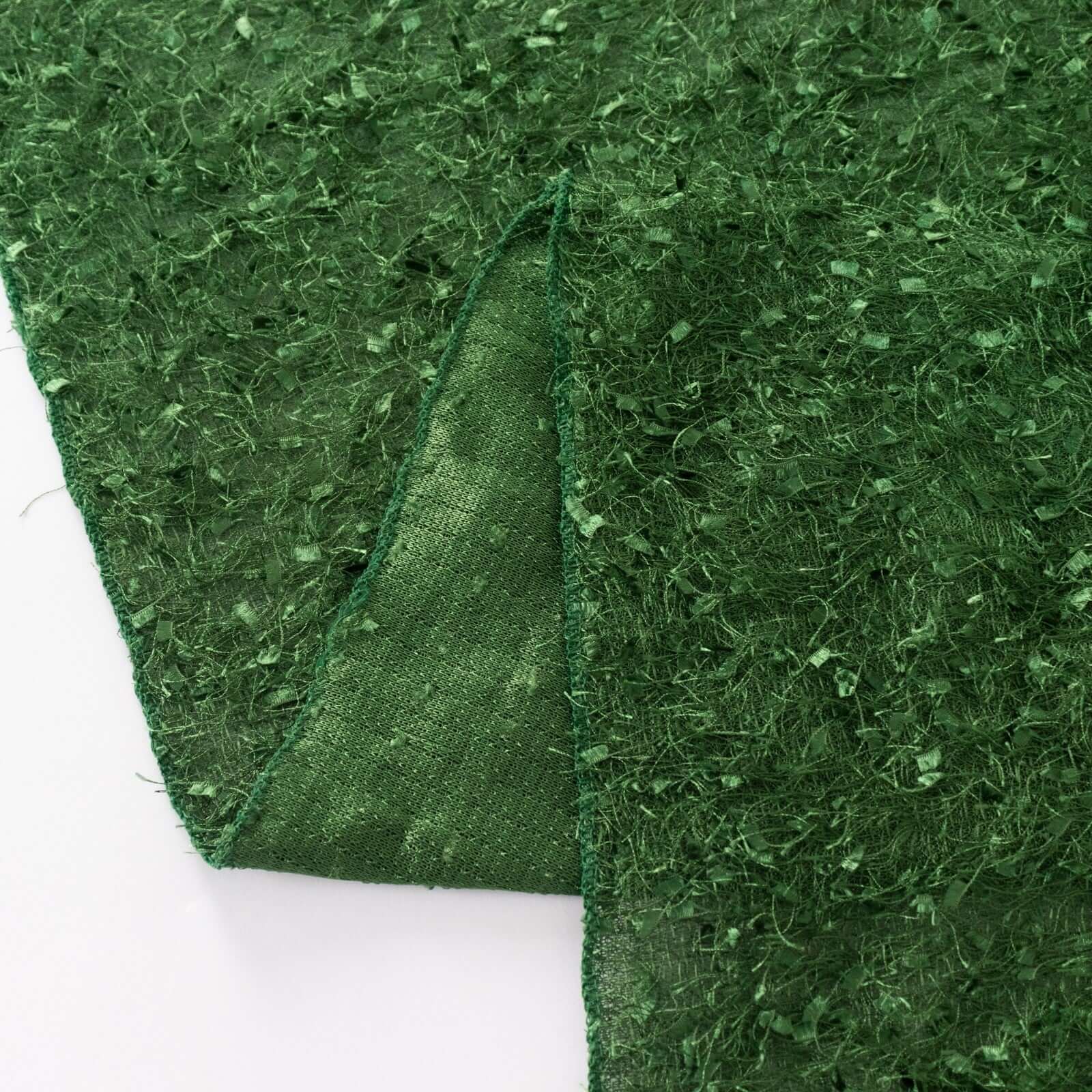 Polyester Rectangle Tablecloth 90"x156" Green Fringe Shag Design - Ultra Soft Hypoallergenic Table Cover - Image 7