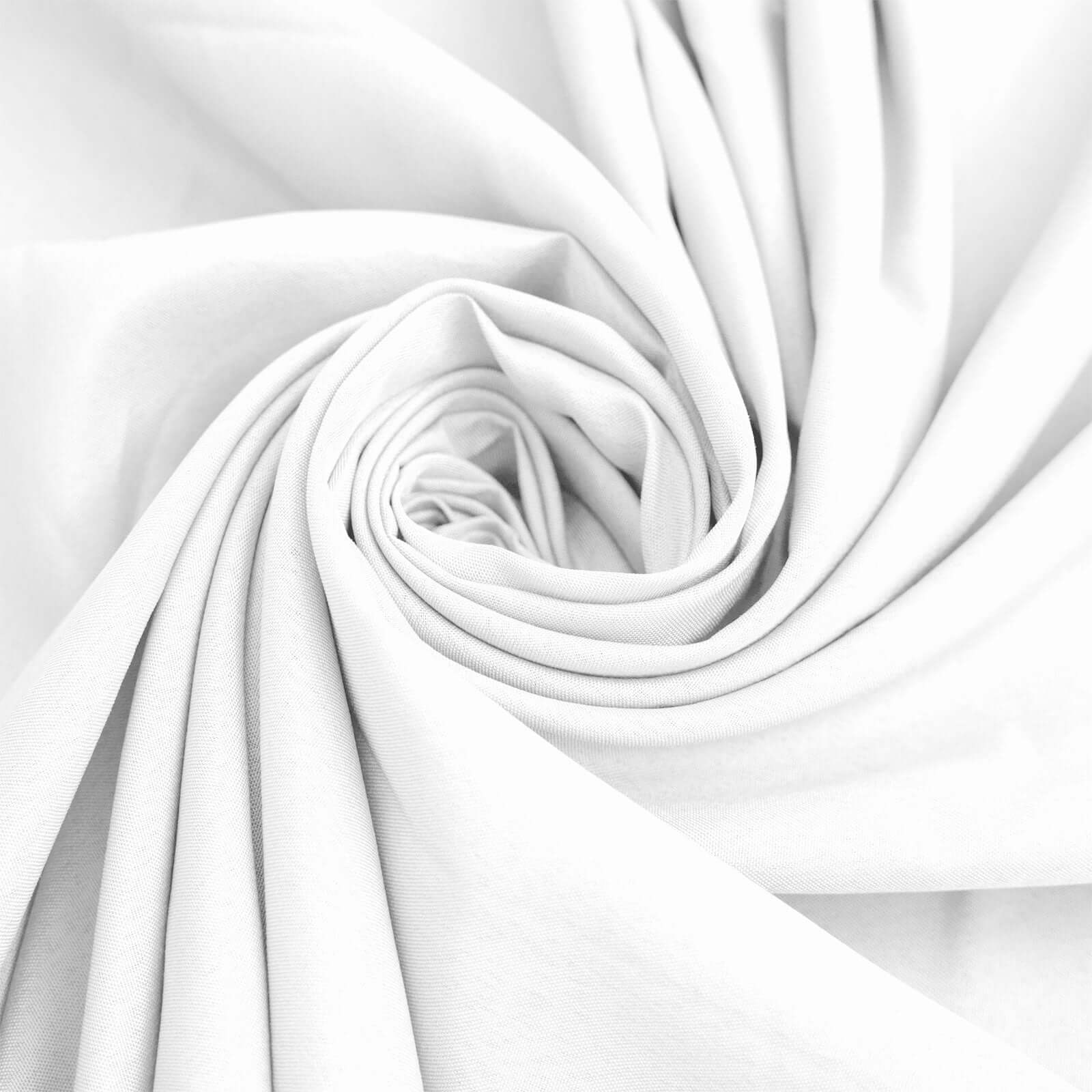 Polyester Rectangle Tablecloth 90"x156" White with Seamless Finish - Refined Style for Grand Events - Image 8