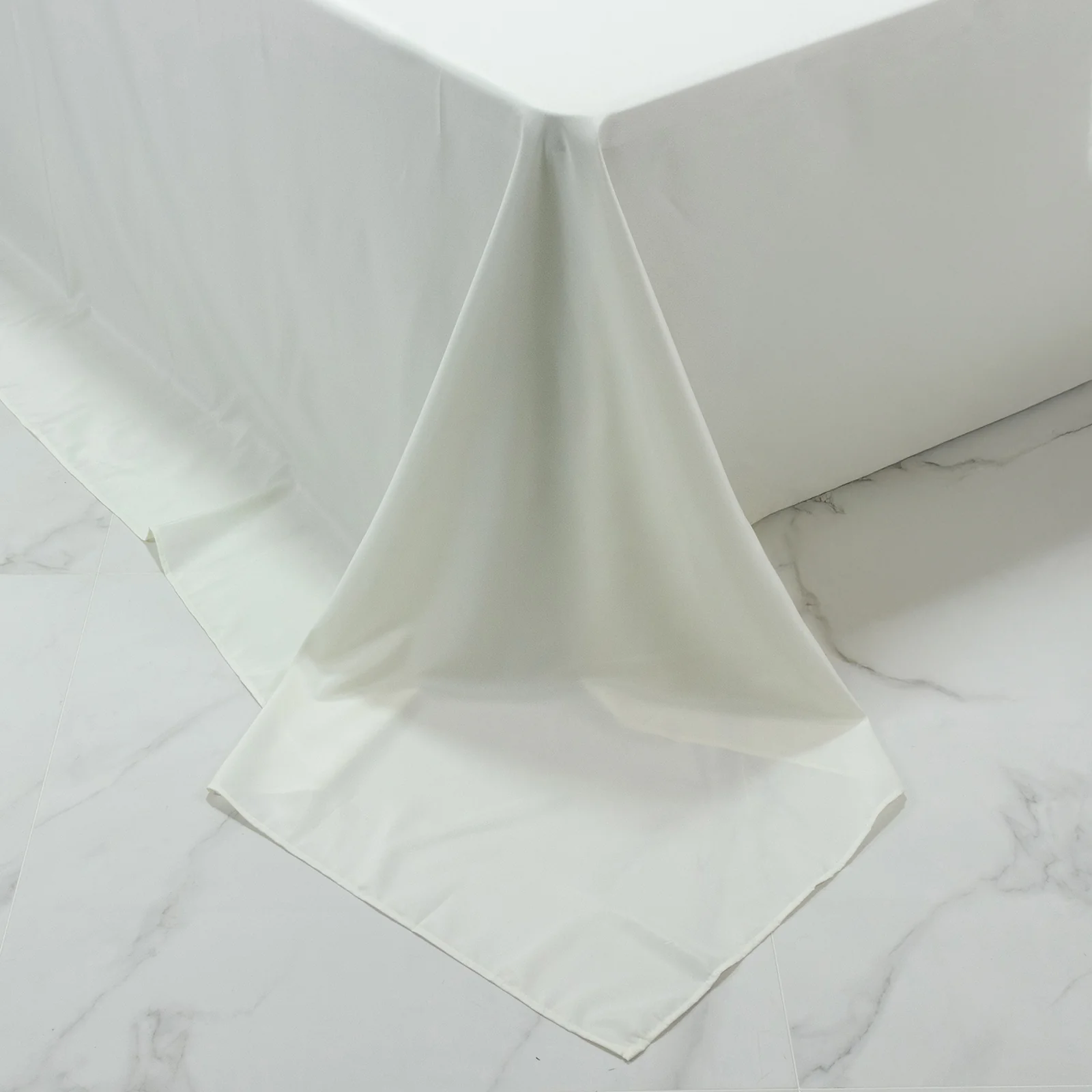 Polyester Rectangular King Tablecloth – 108" x 156" Extra-Wide Ivory, Wrinkle-Resistant Banquet Linen for Catering, Events & 8ft Tables - Image 6