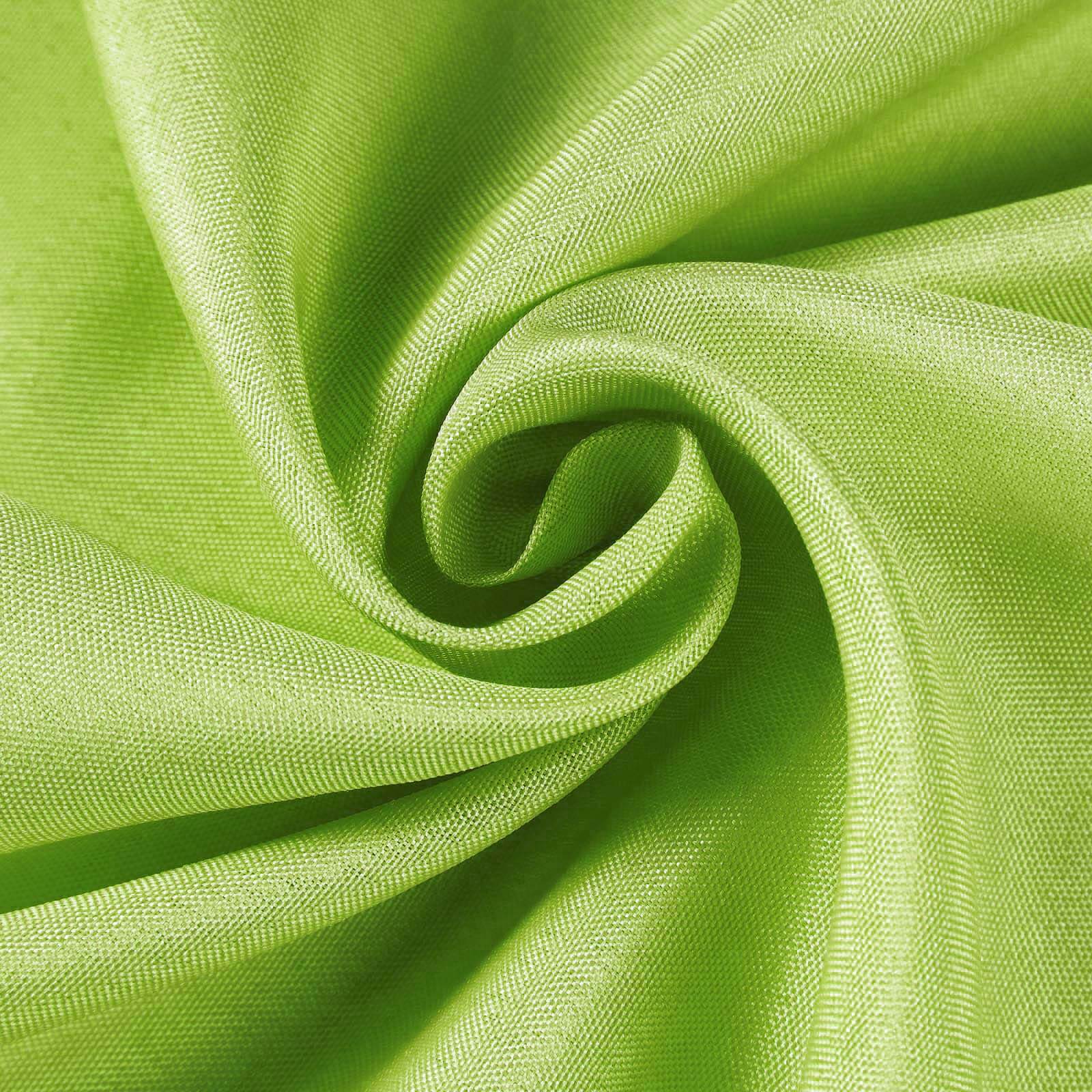 Polyester Round Tablecloth 108" Apple Green - Durable and Stain-Resistant for Easy Maintenance - Image 7