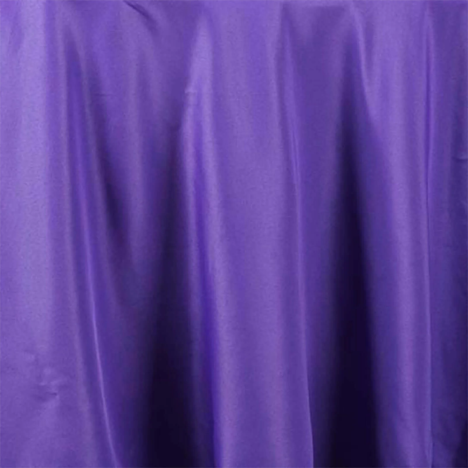 Polyester Round Tablecloth 108" Purple - Durable and Stain-Resistant for Easy Maintenance - Image 2