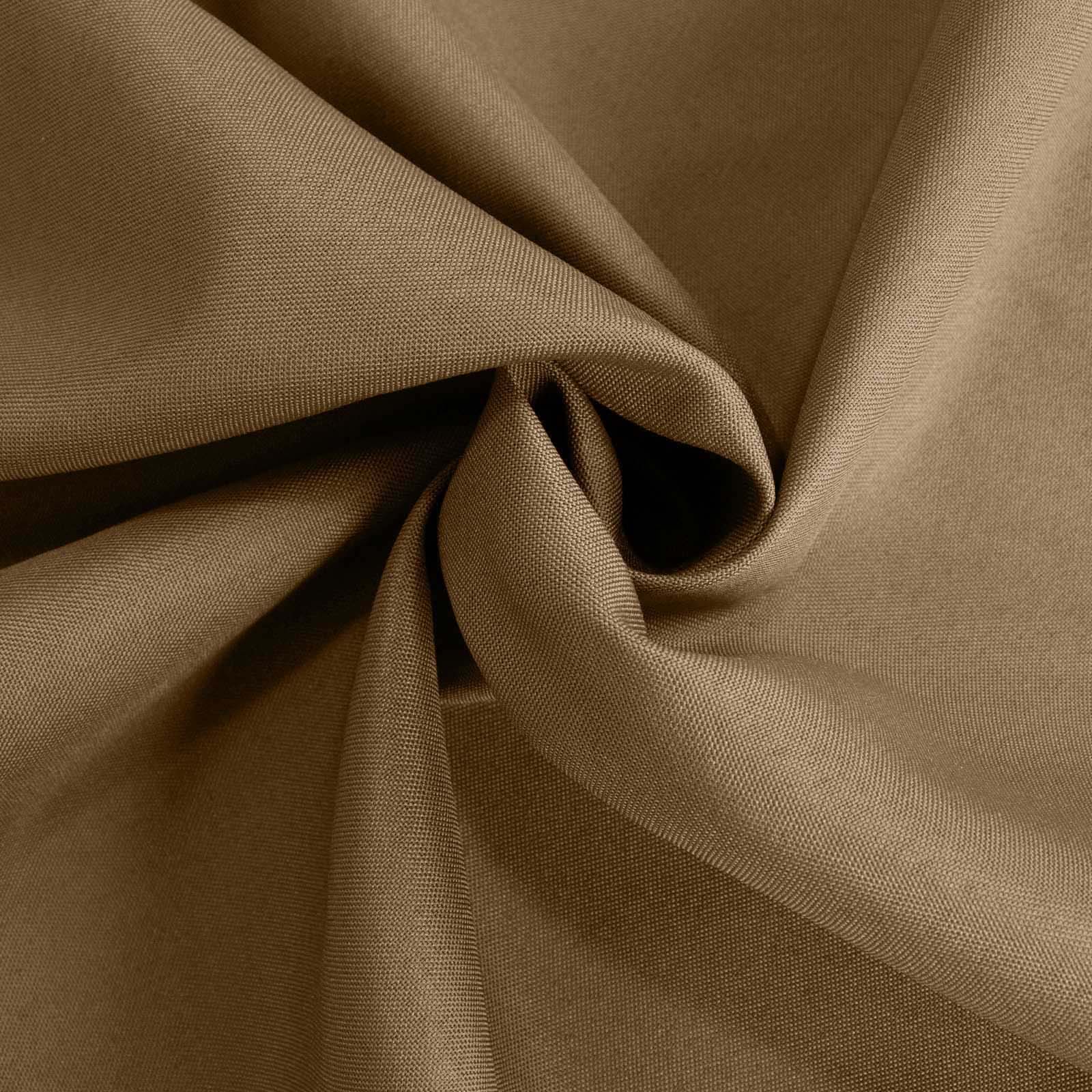 Polyester Round Tablecloth 108" Taupe - Durable and Stain-Resistant for Easy Maintenance - Image 7