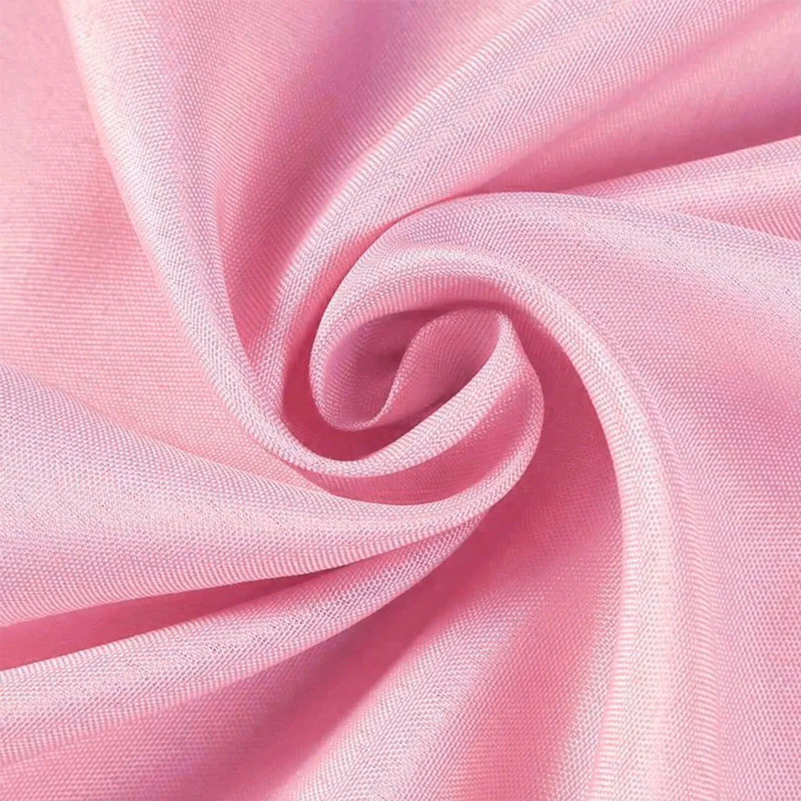 Polyester Round Tablecloth 120" Pink - Durable & Seamless Table Cover - Image 8