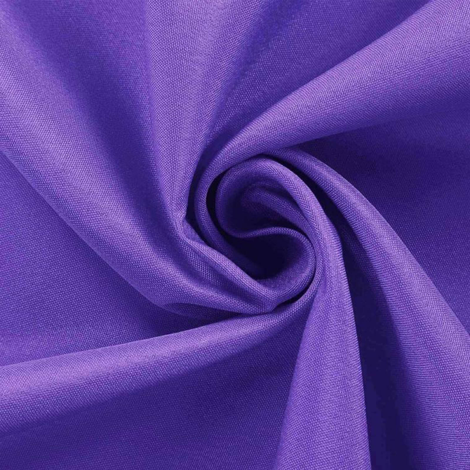 Polyester Round Tablecloth 120" Purple - Durable & Seamless Table Cover - Image 7