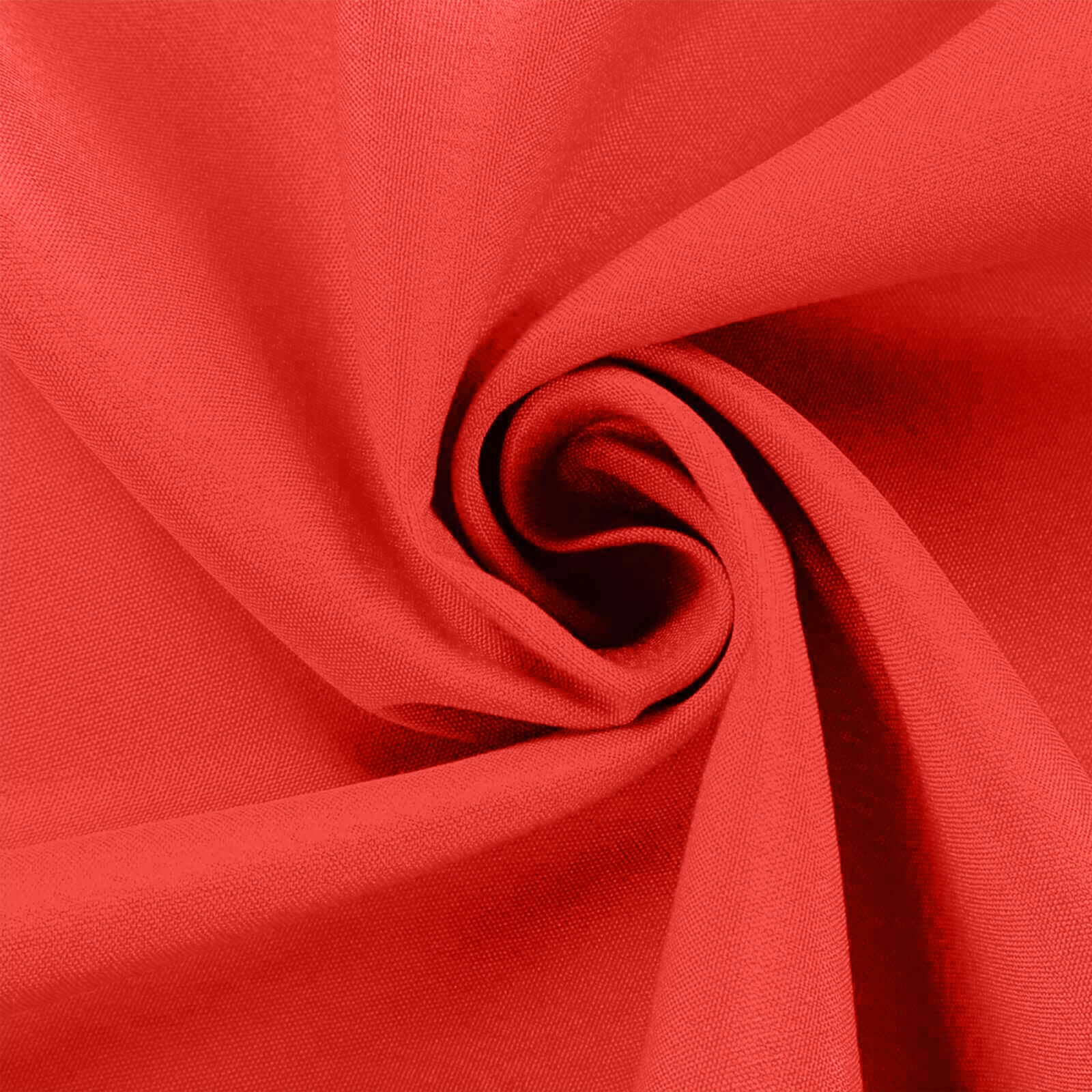 Polyester Round Tablecloth 120" Red - Durable & Seamless Table Cover - Image 7