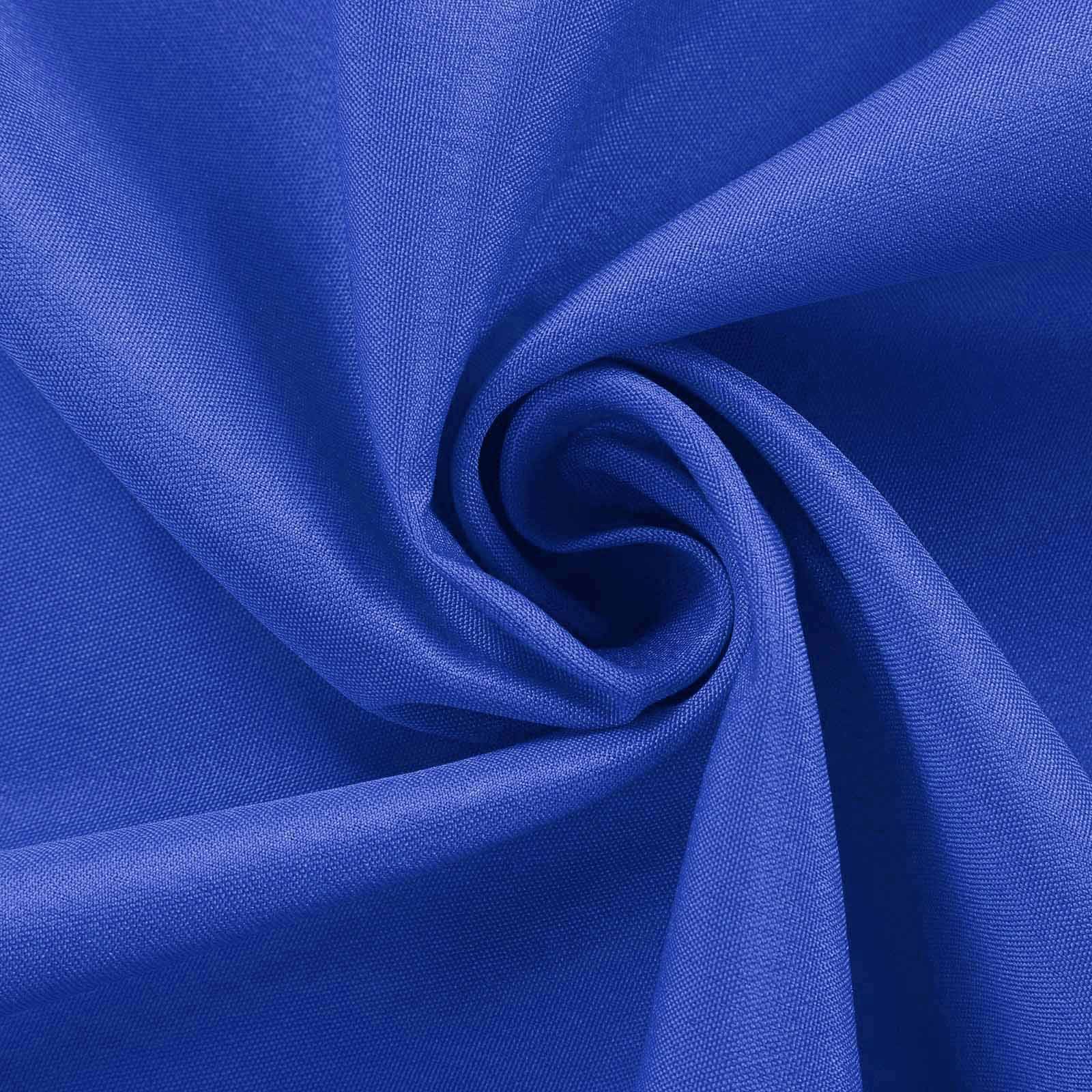 Polyester Round Tablecloth 120" Royal Blue - Durable & Seamless Table Cover - Image 7
