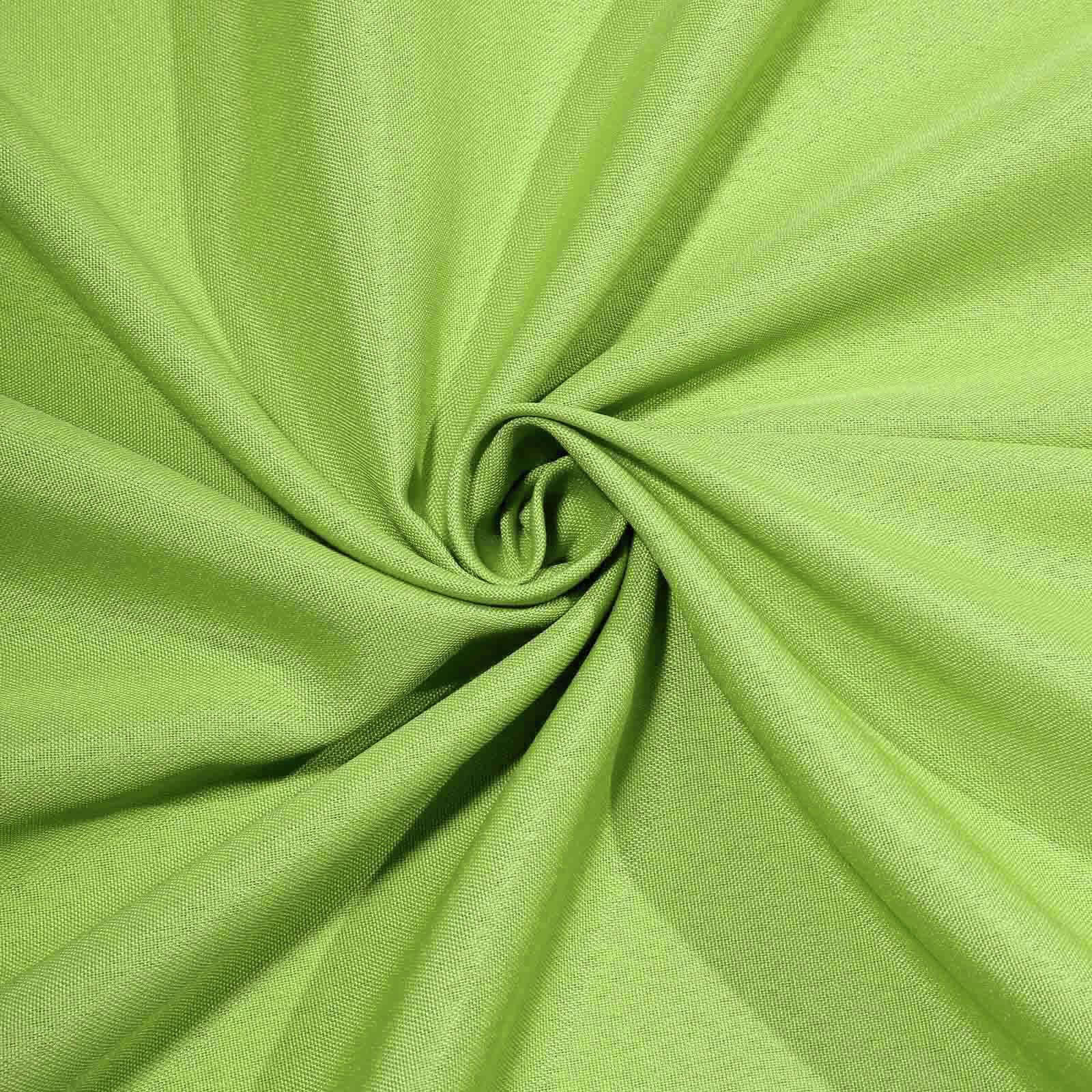 Polyester Round Tablecloth 90" Apple Green - Reusable & Durable Table Cover - Image 7
