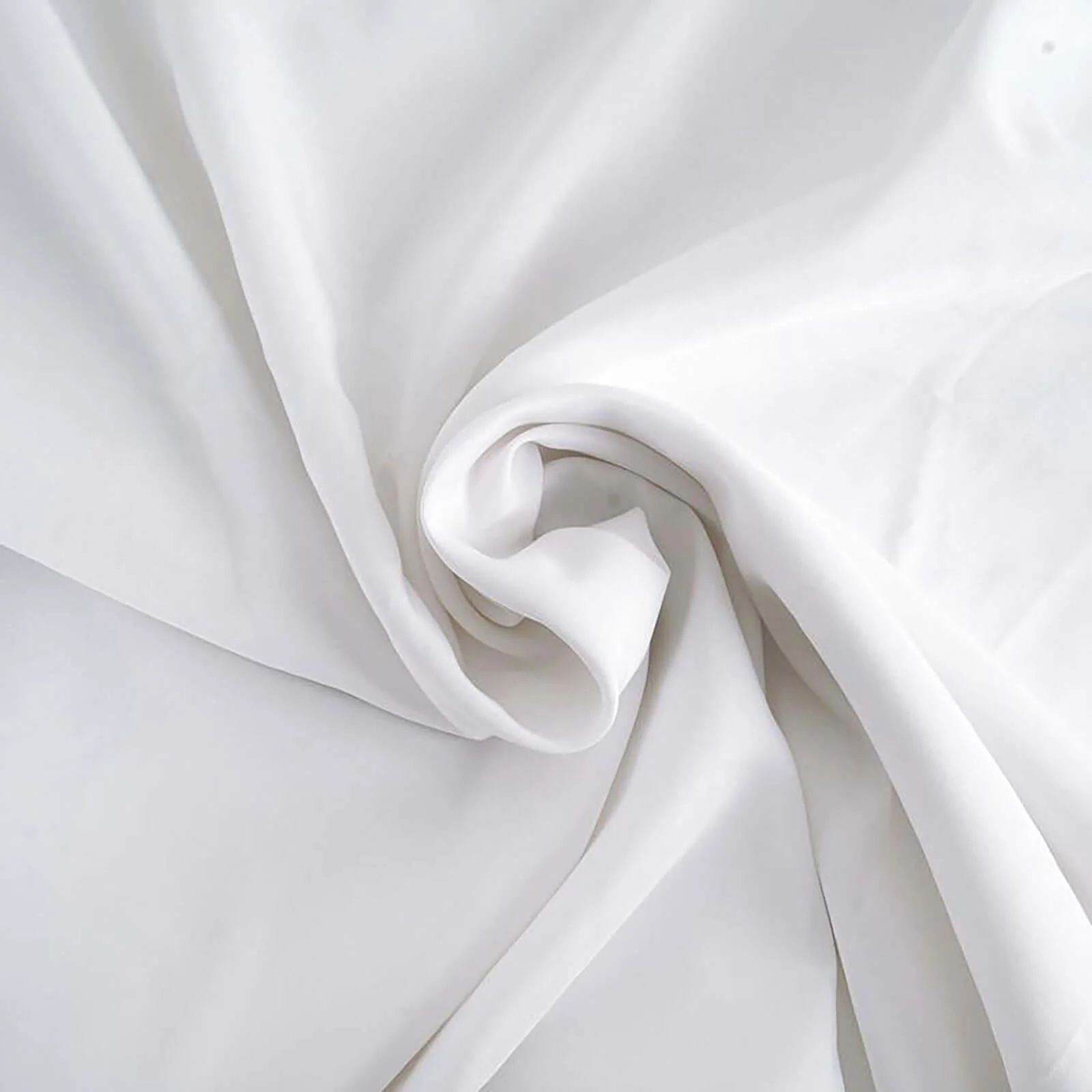 Polyester Round Tablecloth 90" White with Durable Finish - Perfect for Events & Parties - Image 9