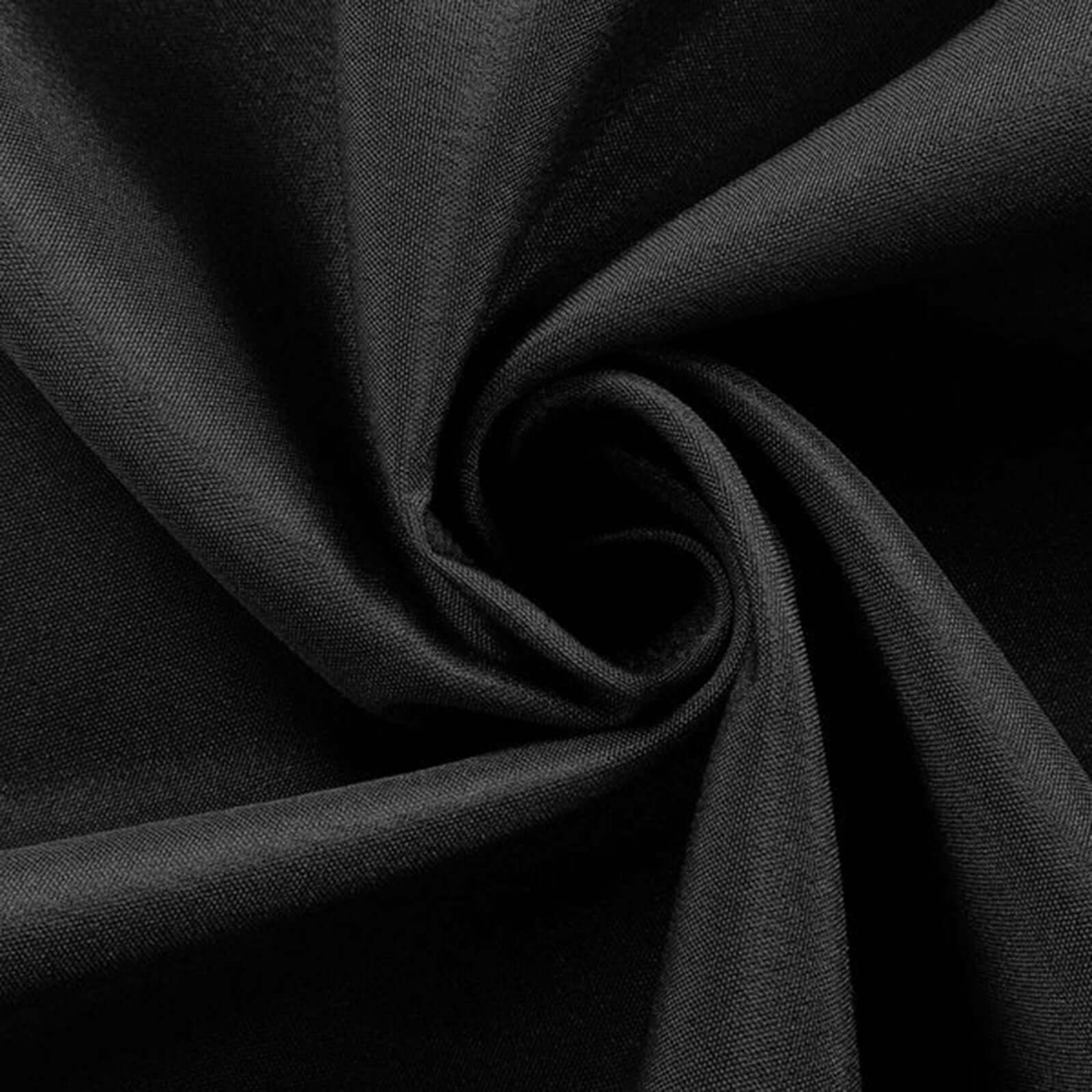 Polyester Square Table Overlay 70"x70" Black - Wrinkle-Resistant Table Topper for Weddings & Events - Image 7