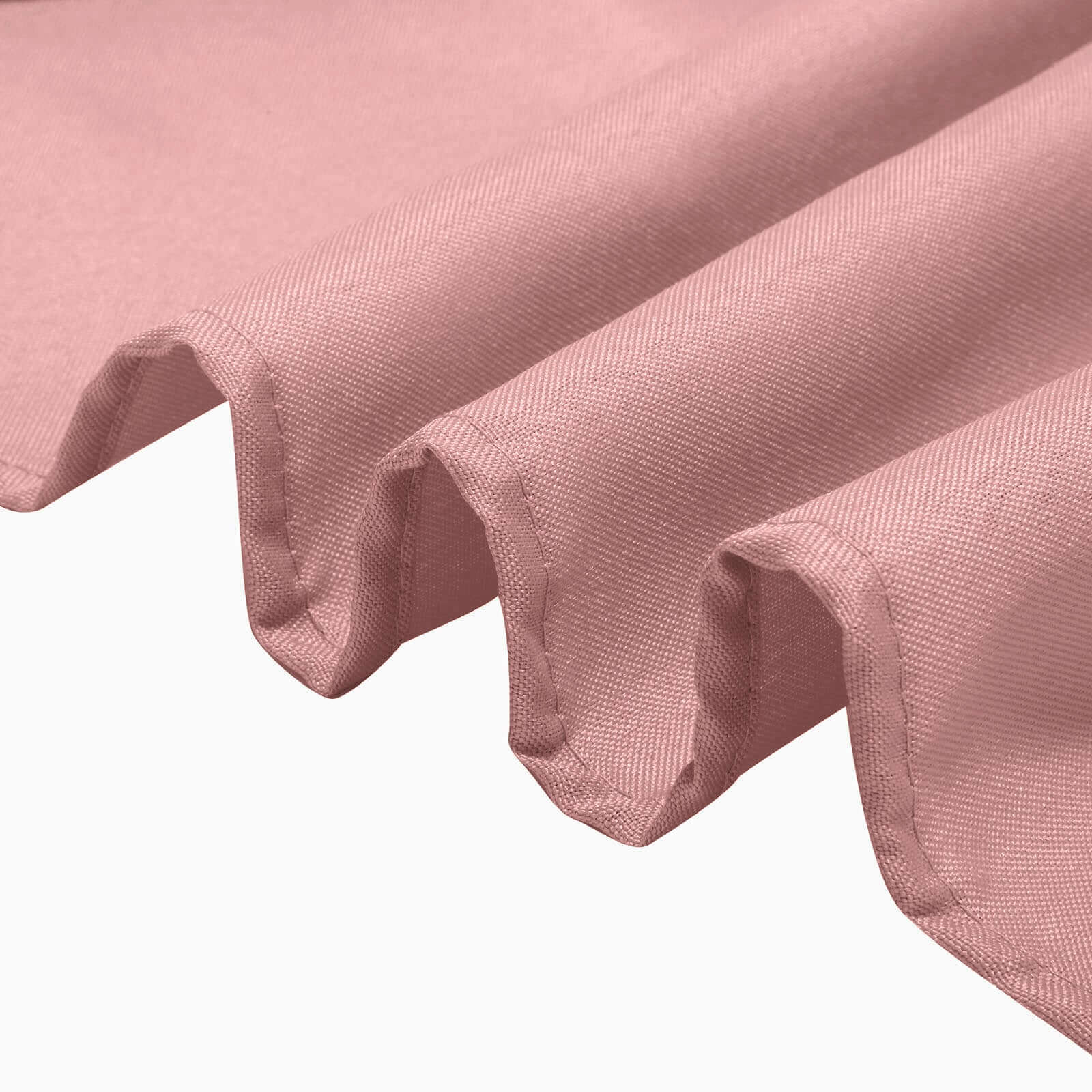 Polyester Square Table Overlay 70"x70" Dusty Rose - Wrinkle-Resistant Table Topper - Image 7