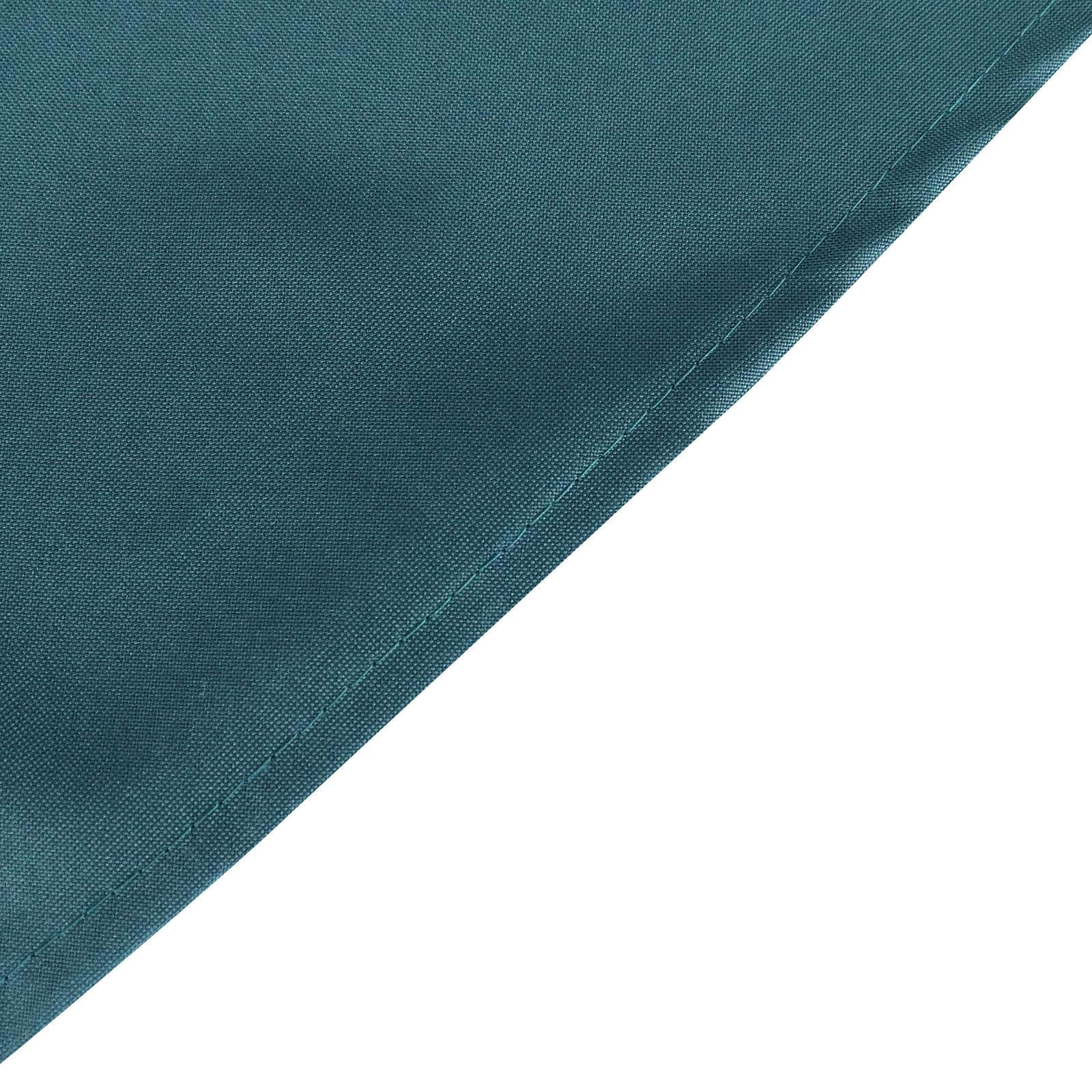 Polyester Square Table Overlay 70"x70" Peacock Teal - Wrinkle-Resistant Table Topper - Image 10