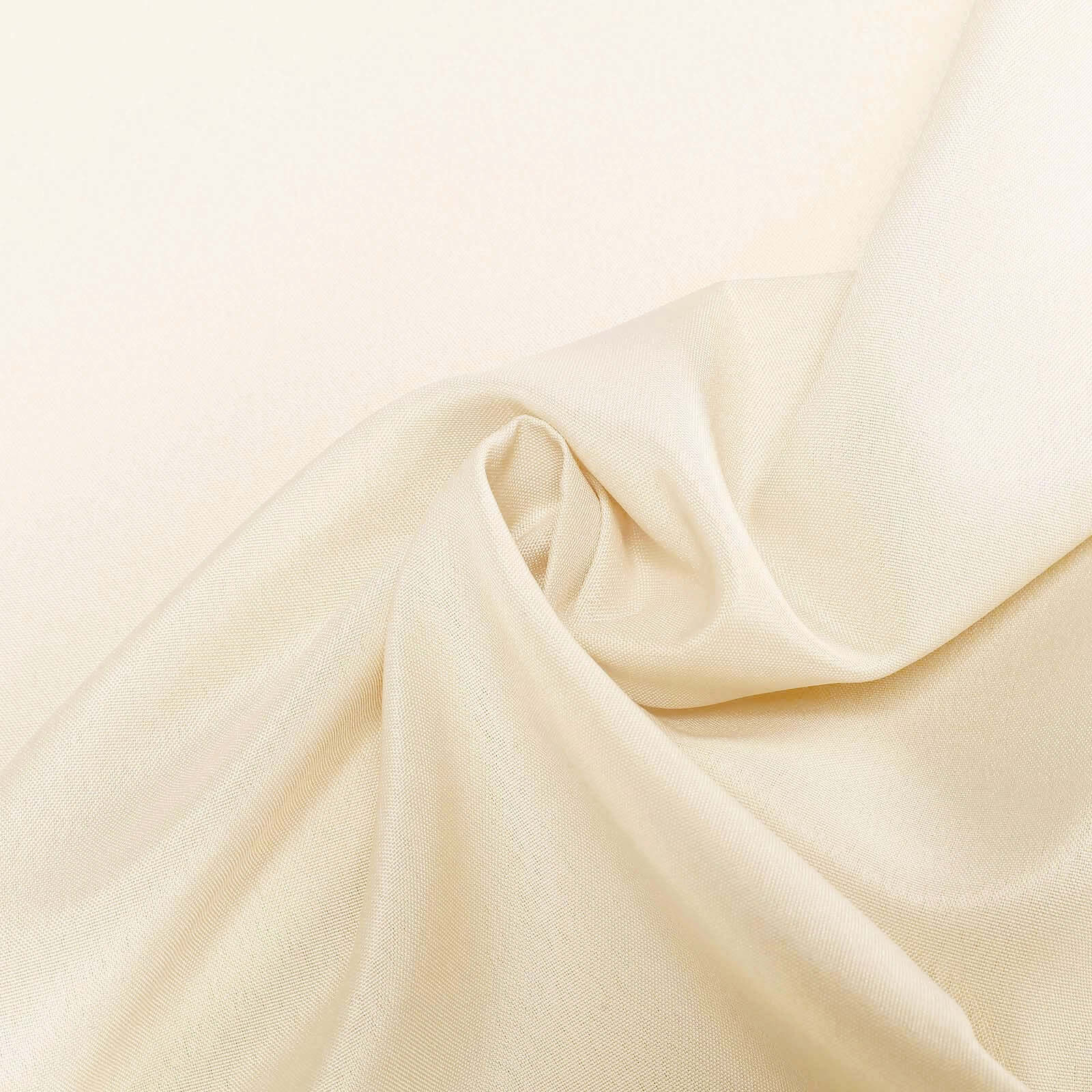 Polyester Square Table Overlay 90"x90" Beige - Wrinkle-Resistant & Durable Table Topper - Image 9