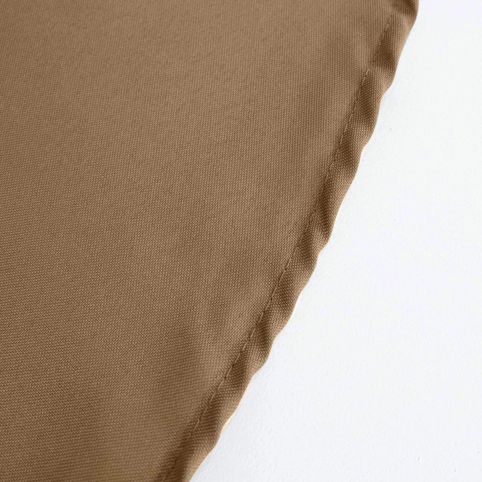Polyester Square Table Overlay 90"x90" Taupe - Wrinkle-Resistant & Durable Table Topper - Image 6