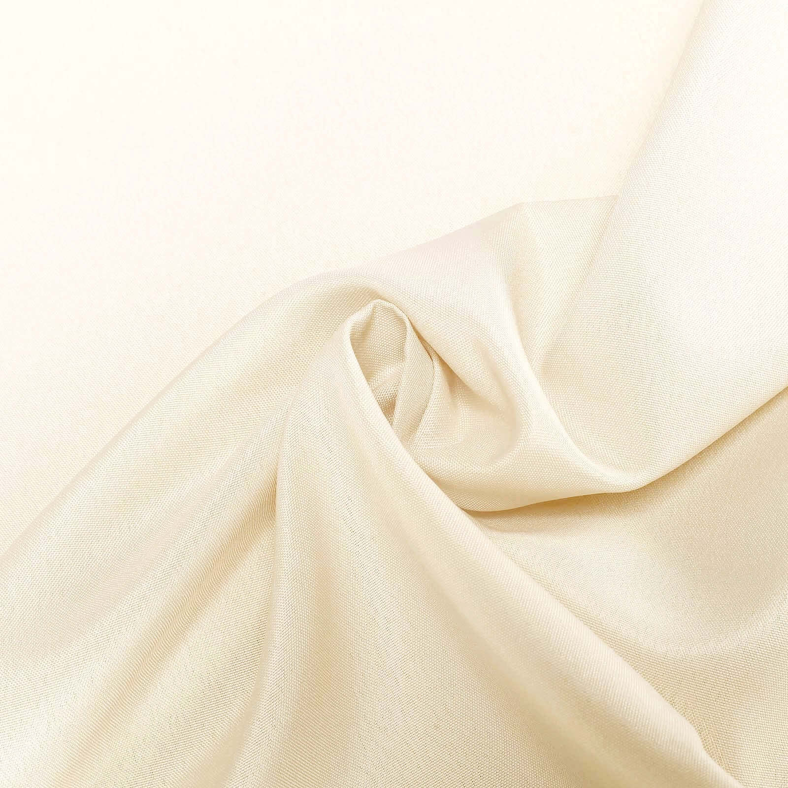 Polyester Square Tablecloth 54"x54" Beige - Wrinkle-Resistant Table Cover - Image 8