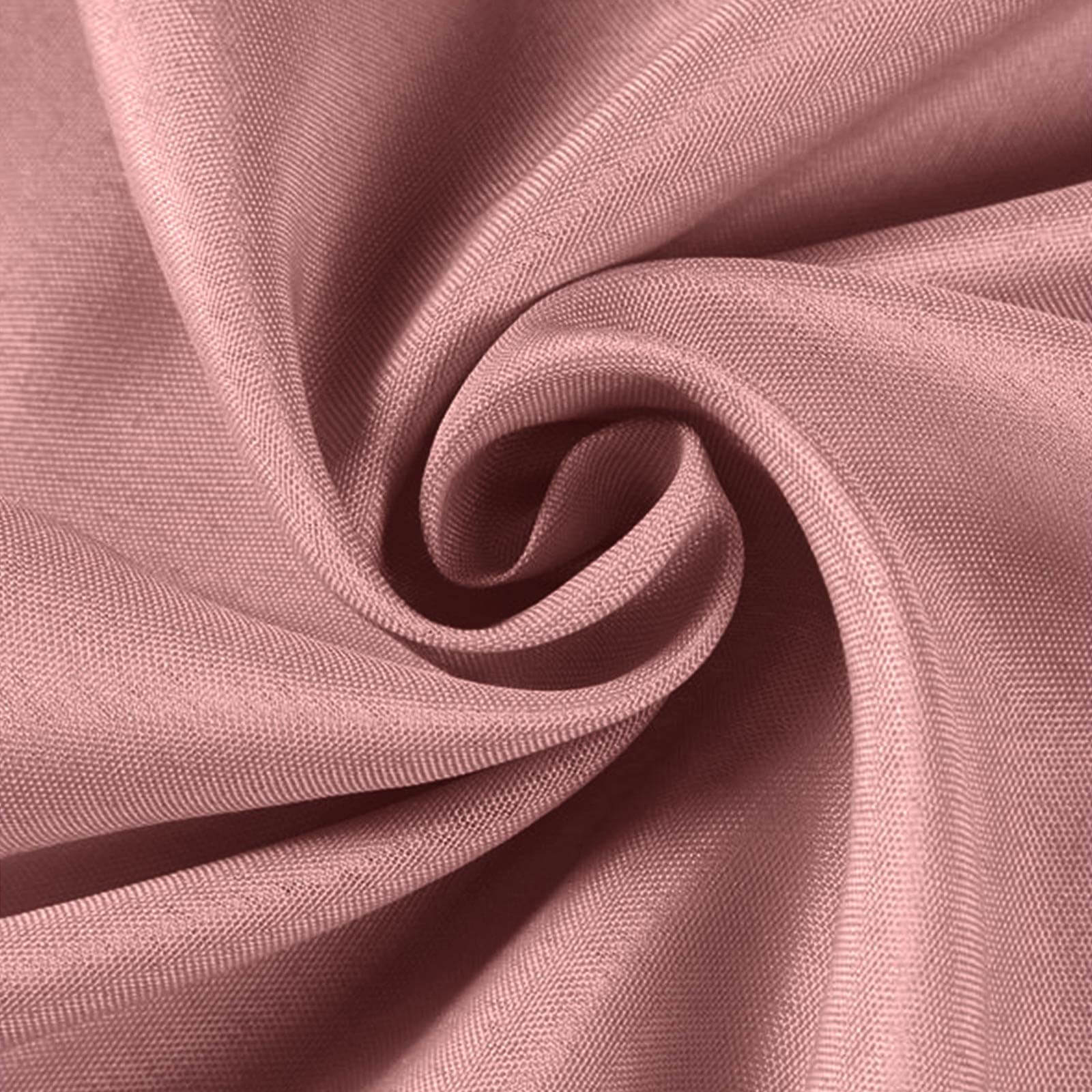 Polyester Square Tablecloth 54"x54" Dusty Rose - Wrinkle-Resistant Table Cover - Image 8