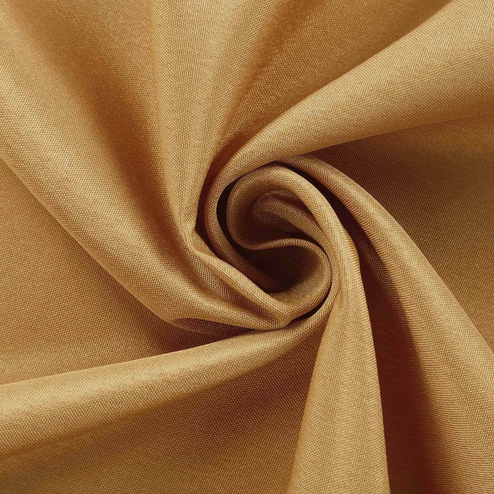 Polyester Square Tablecloth 54"x54" Gold - Wrinkle-Resistant Table Cover for Special Occasions - Image 7