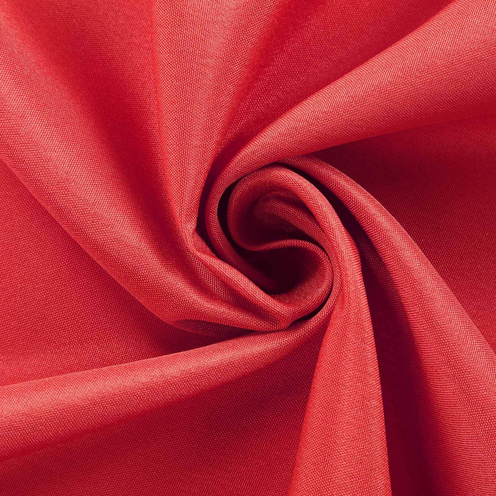 Polyester Square Tablecloth 54"x54" Red - Wrinkle-Resistant Table Cover - Image 3