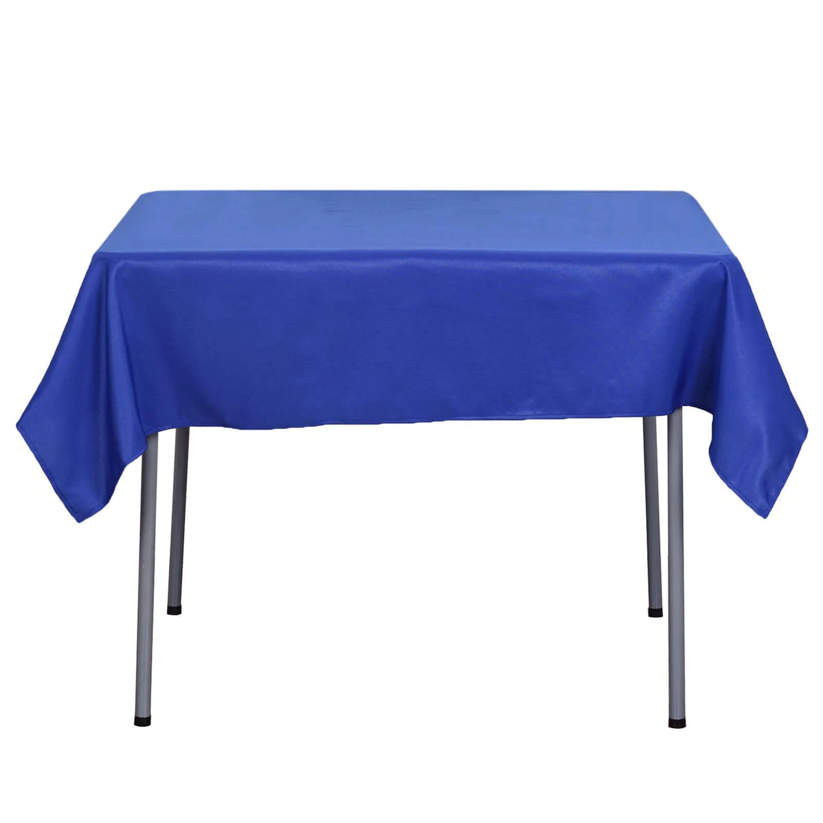 Polyester Square Tablecloth 54"x54" Royal Blue - Wrinkle-Resistant Table Cover - Image 6