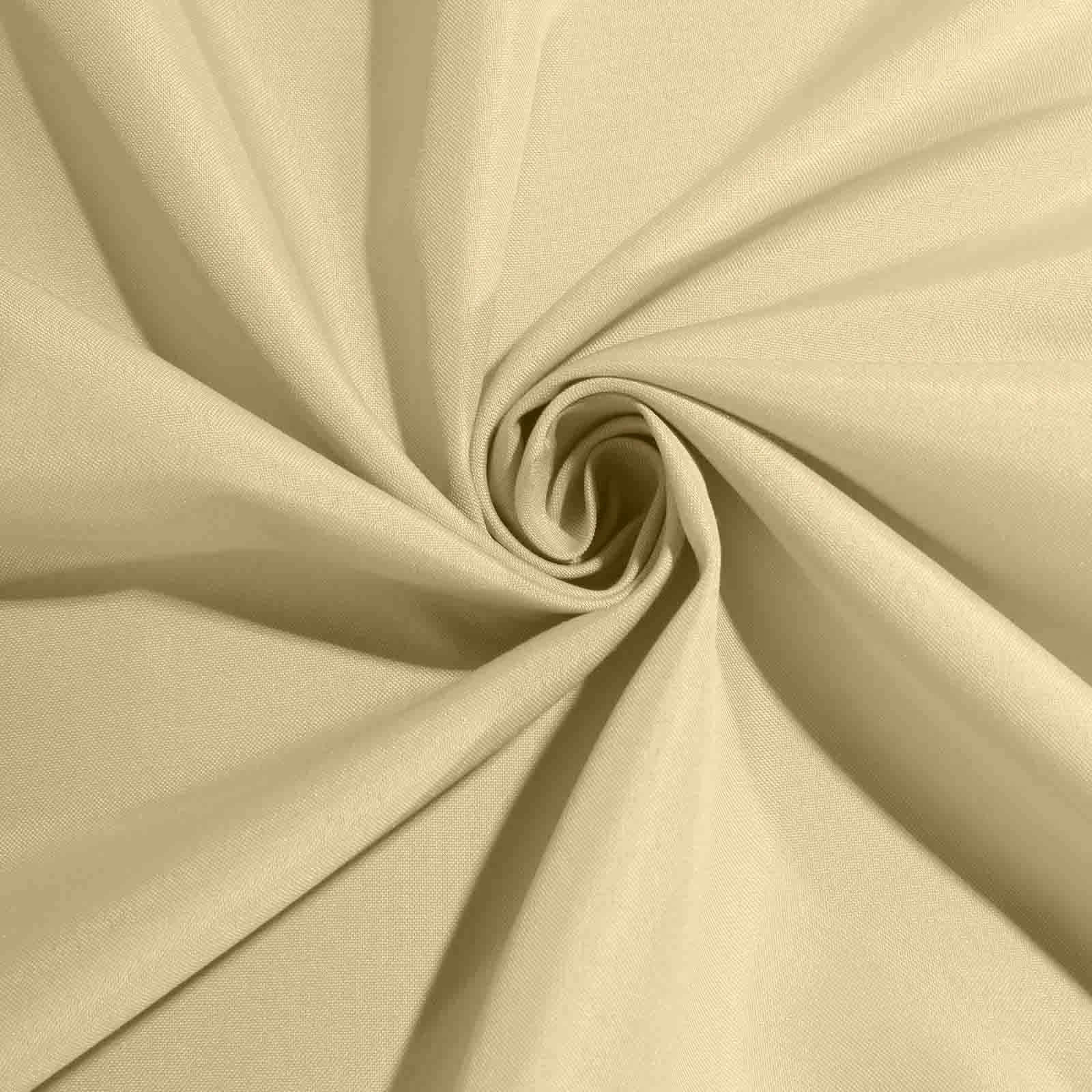 Polyester Square Tablecloth 70"x70" Champagne - Wrinkle-Resistant Table Cover - Image 8