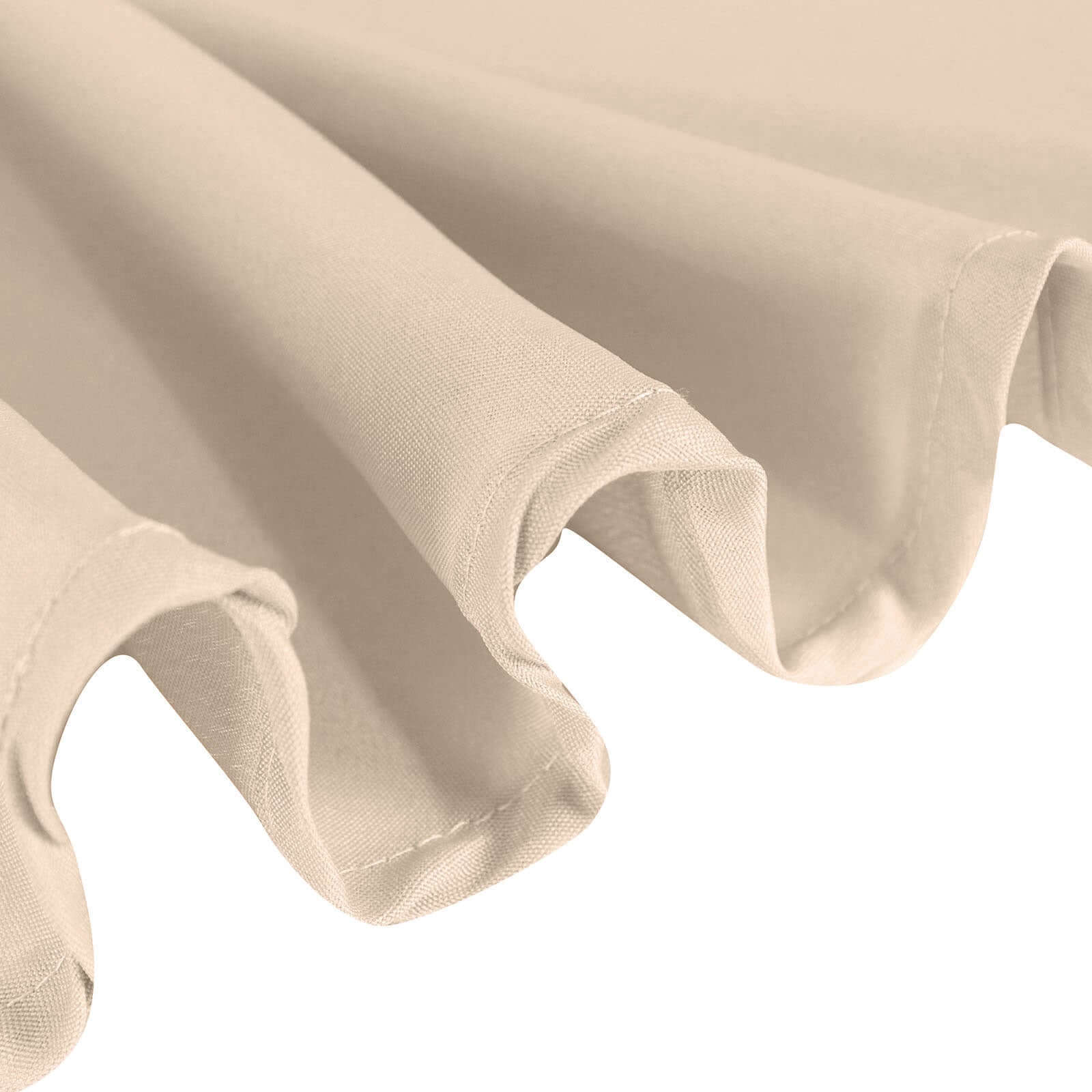 Polyester Square Tablecloth 70"x70" Nude - Wrinkle-Resistant Table Cover - Image 9