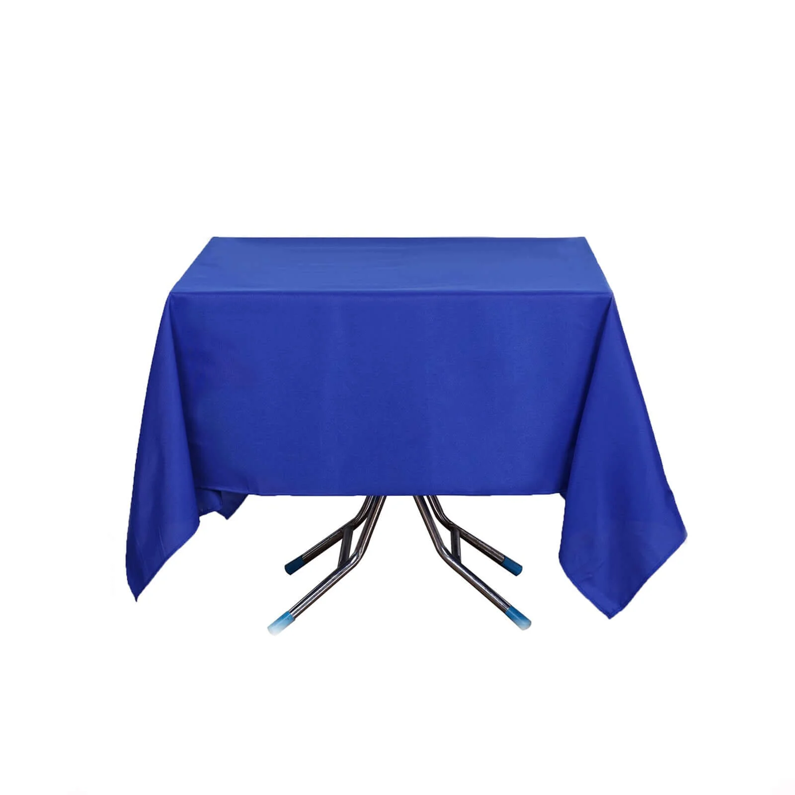 Polyester Square Tablecloth 70"x70" Royal Blue - Wrinkle-Resistant Table Cover - Image 7