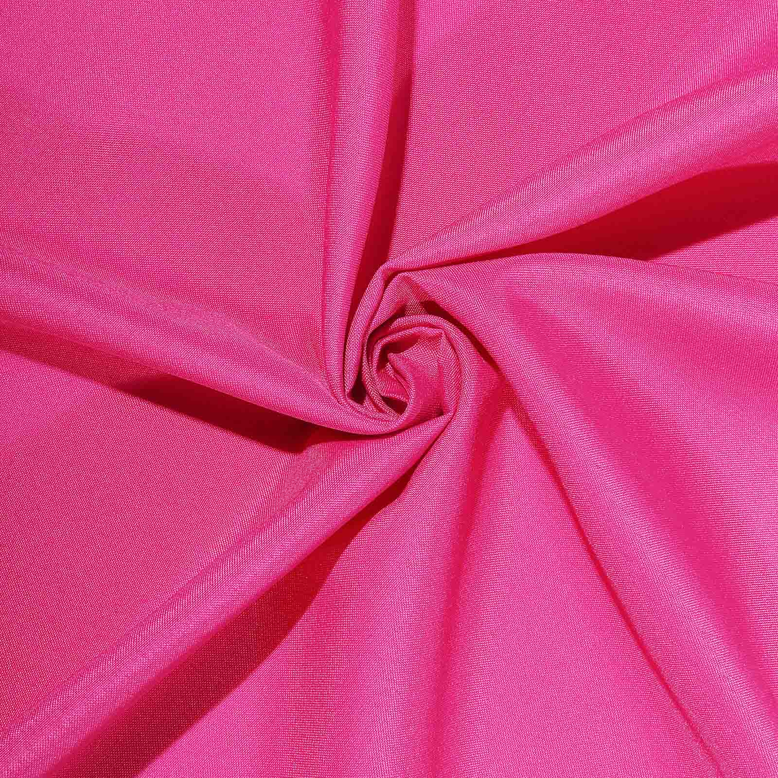 Polyester Square Tablecloth 90"x90" Fuchsia - Wrinkle-Resistant & Durable Table Cover - Image 8