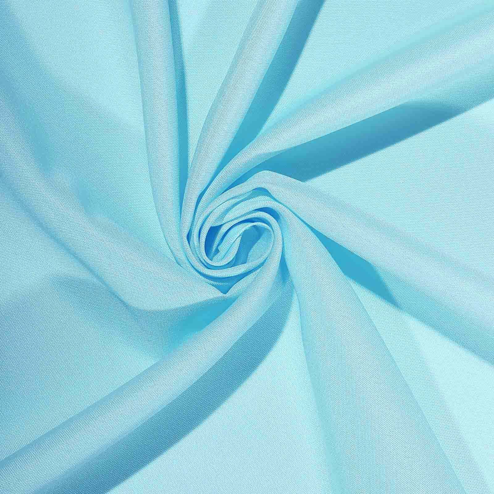 Polyester Square Tablecloth 90"x90" Light Blue - Wrinkle-Resistant & Durable Table Cover - Image 8