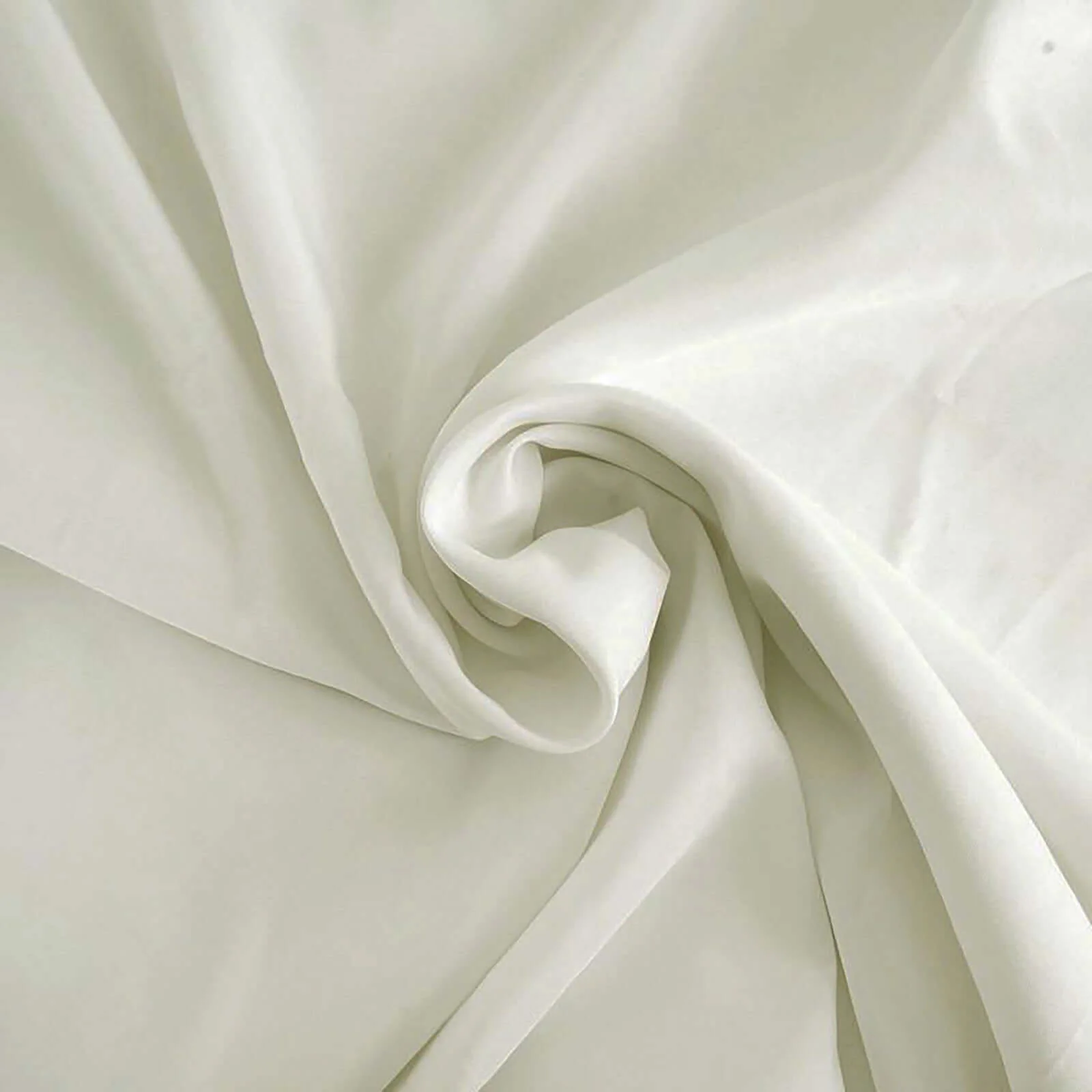 Polyester Square Top Banquet Chair Cover Ivory - Reusable Slip-On Slipcover - Image 8
