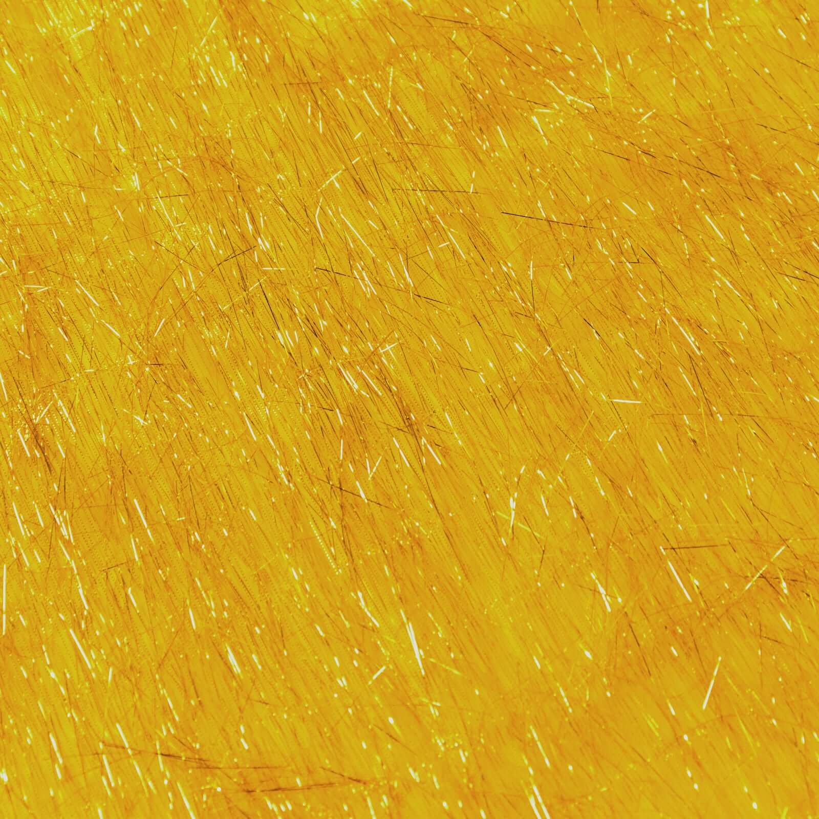 Polyester Table Overlay 72"x72" Gold - Metallic Fringe Shag Tinsel Design, Glamorous Decor for Parties - Image 10