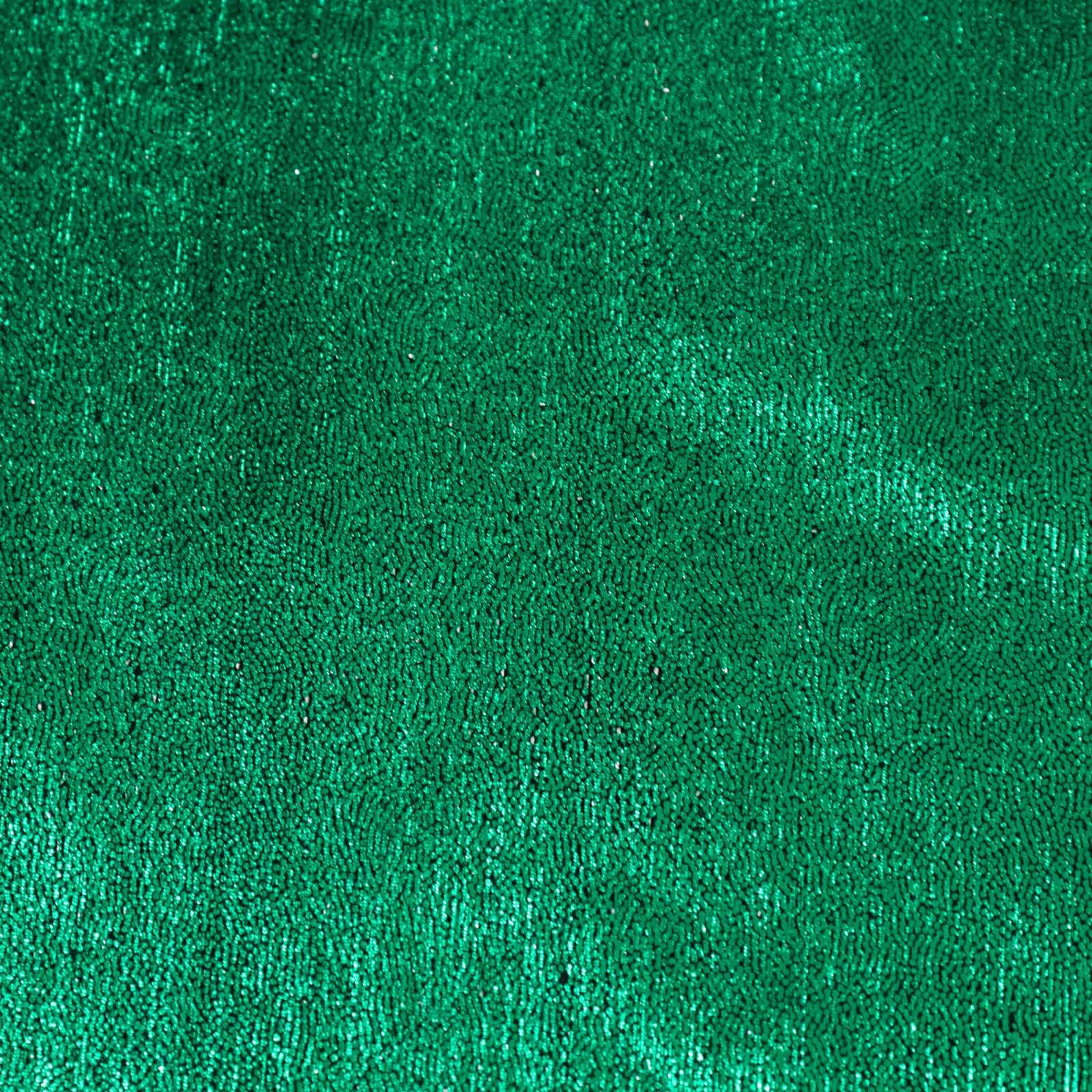 Polyester Table Overlay 72"x72" Hunter Emerald Green - Shimmer Sequin Dots Wrinkle-Free Table Topper - Image 8