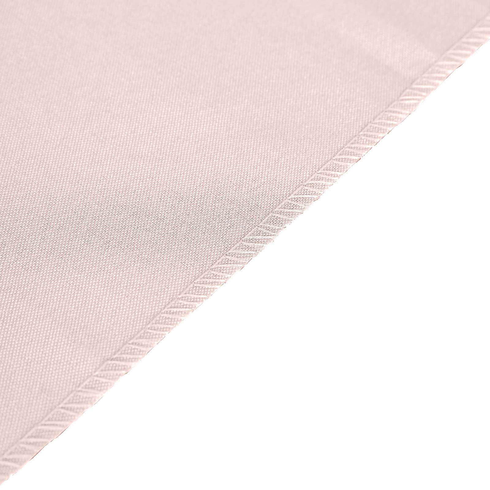 Polyester Table Runner 12"x108" Blush - Wrinkle-Resistant & Durable Table Decor - Image 3