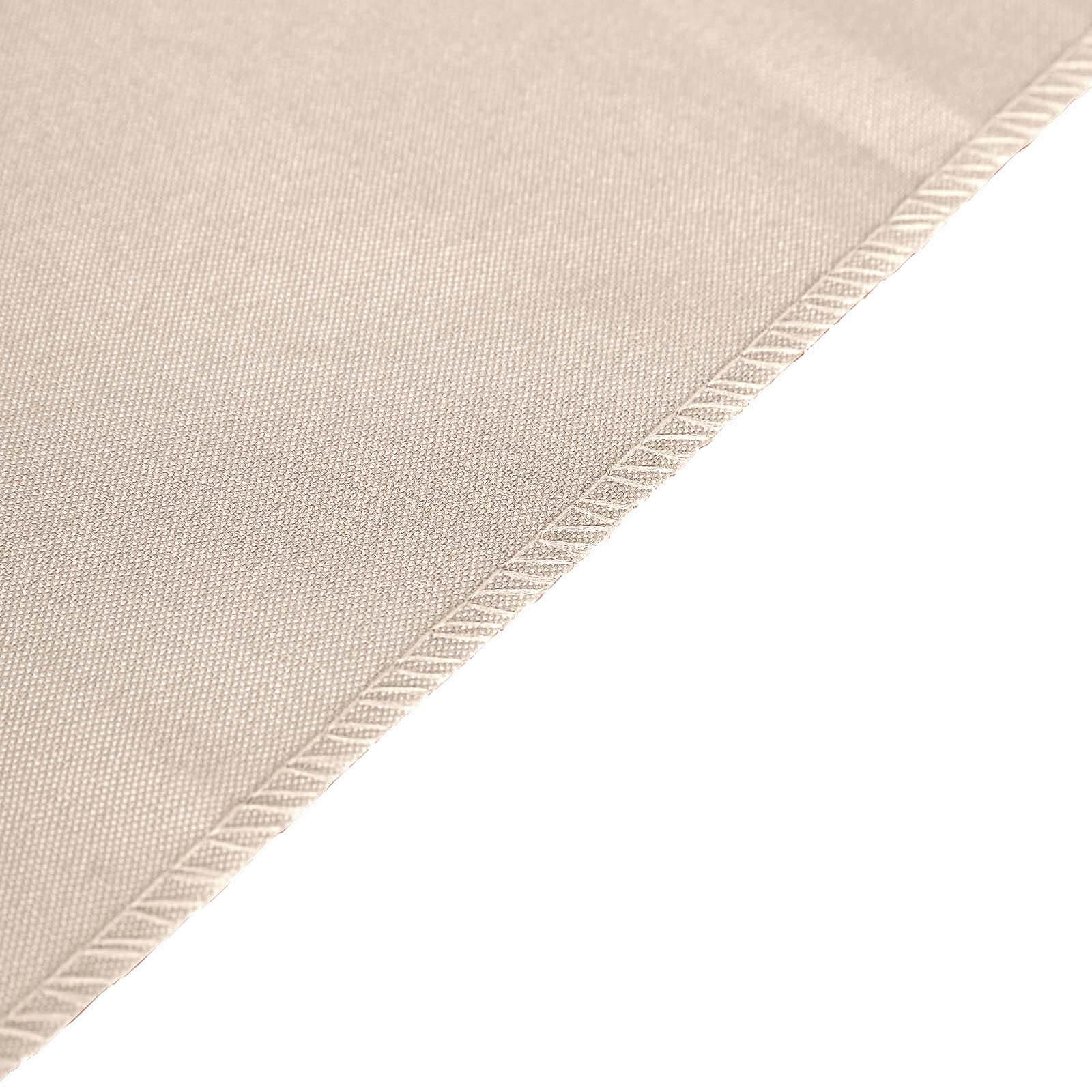 Polyester Table Runner 12"x108" Nude - Wrinkle-Resistant & Durable Table Decor - Image 3