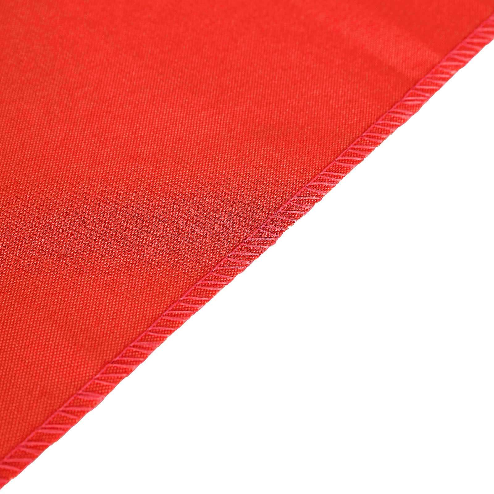 Polyester Table Runner 12"x108" Red - Wrinkle-Resistant & Durable Table Decor - Image 3