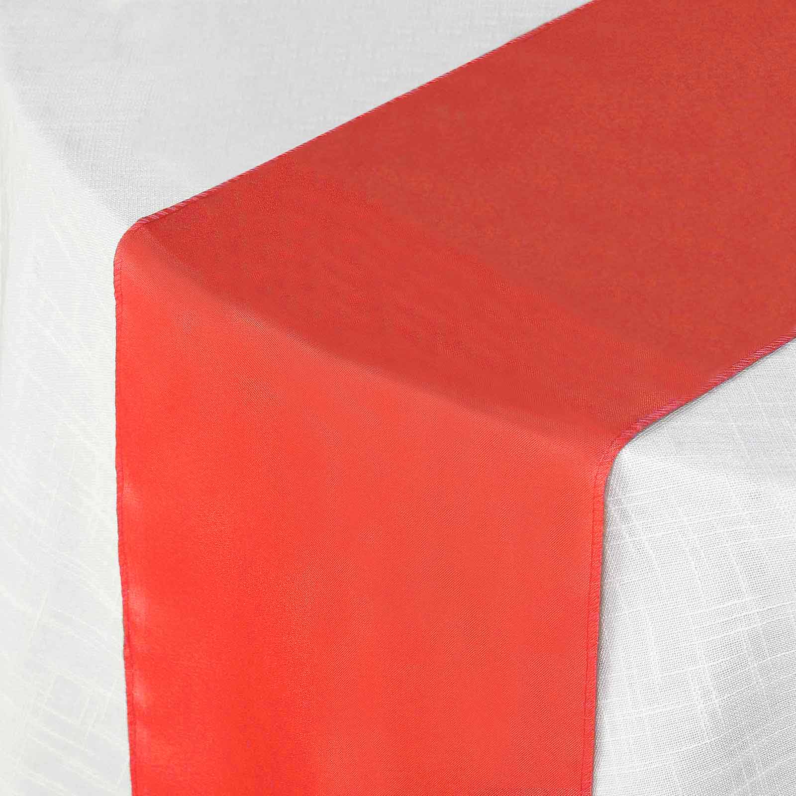 Polyester Table Runner 12"x108" Red - Wrinkle-Resistant & Durable Table Decor - Image 7