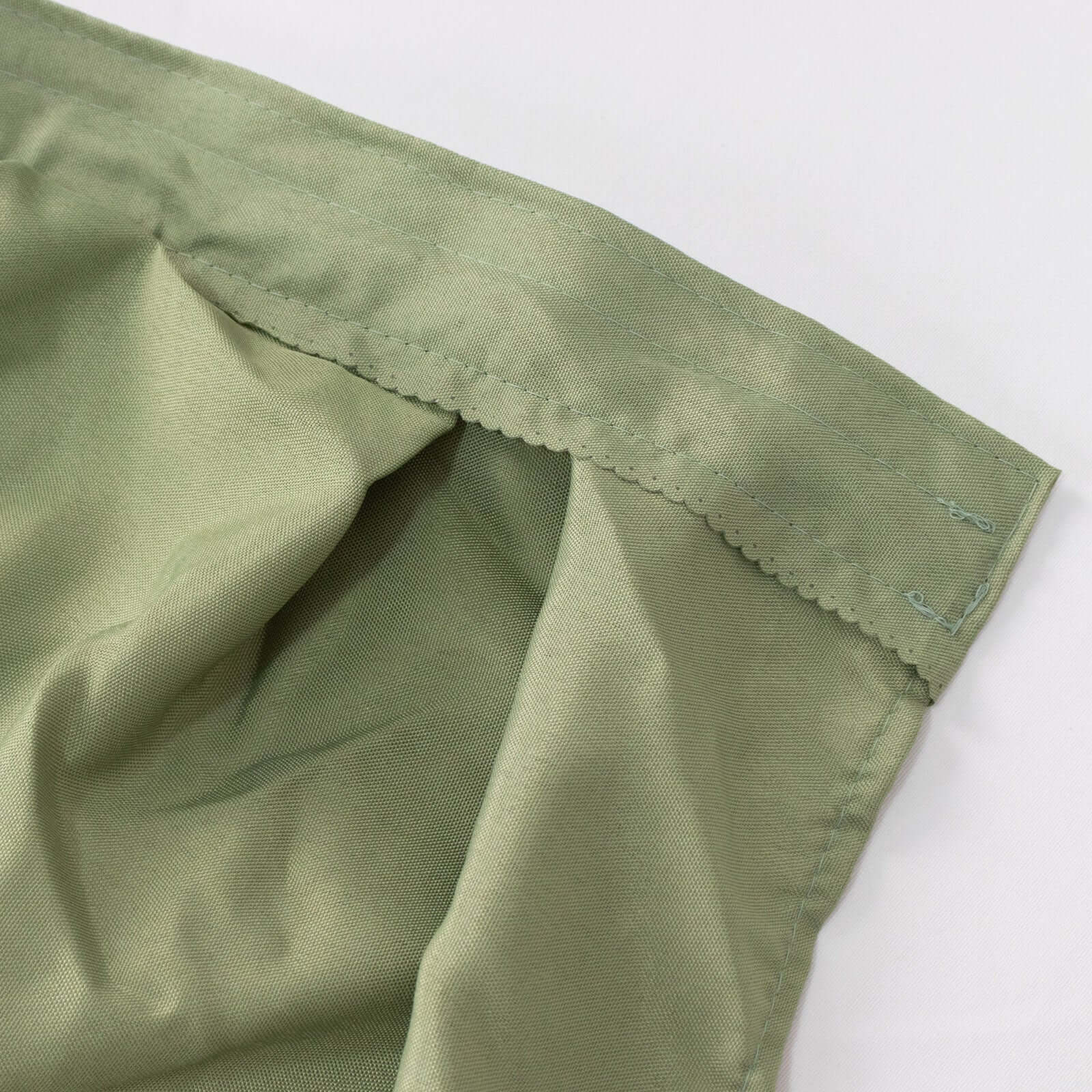 Polyester Table Skirt 21ft Dusty Sage Green - Stylish Pleated Table Cover - Image 14