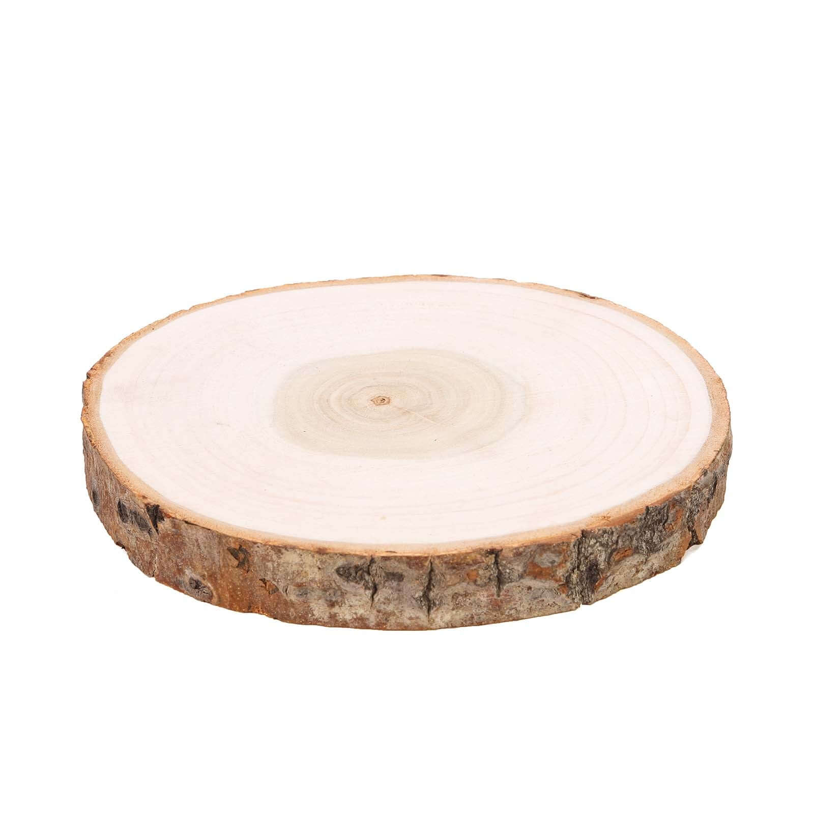 Poplar Wood Slabs Rustic Round Slices 9" Dia - Natural Table Decor for Weddings & Events - Image 6