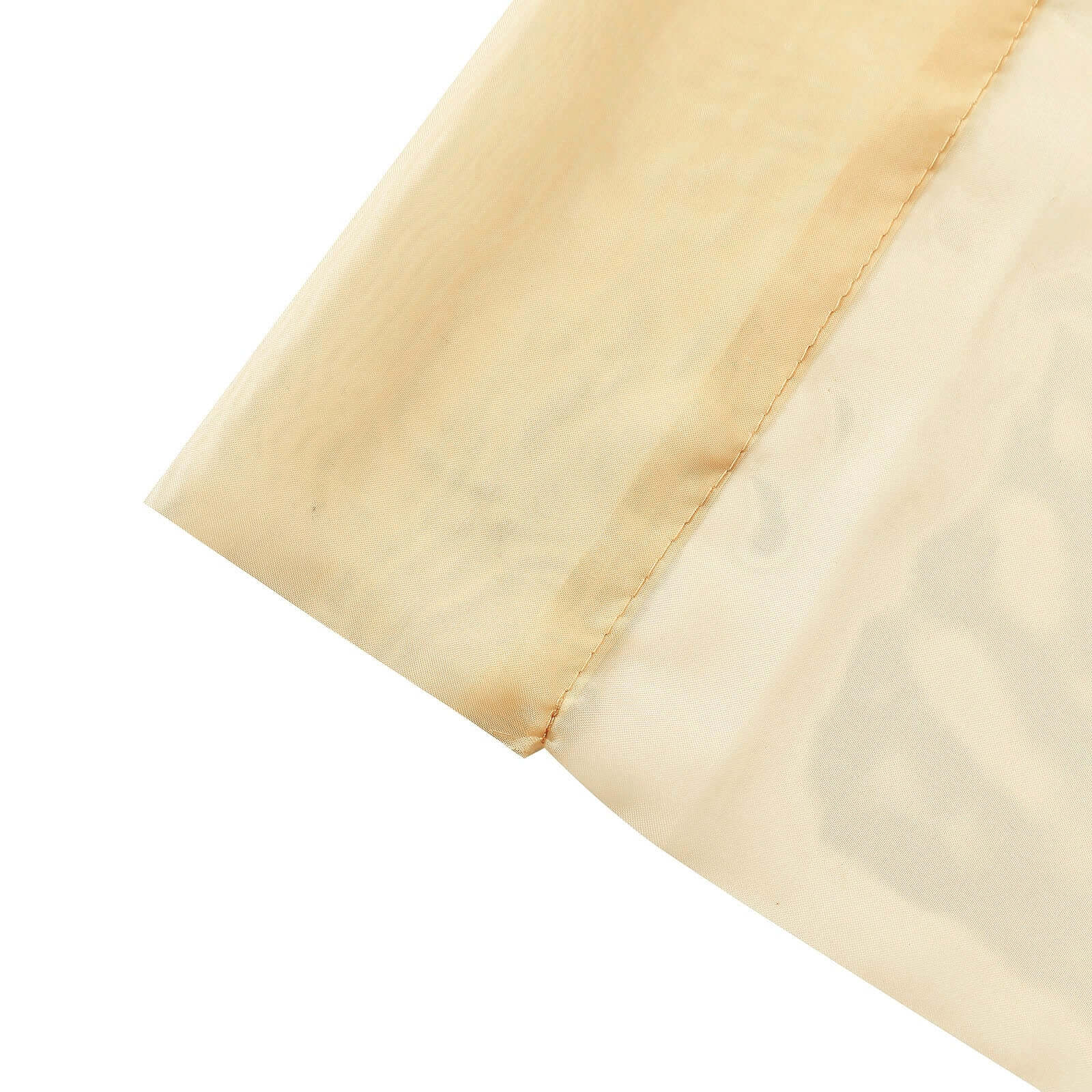 Champagne Chiffon Drape Curtain, Durable Flame Resistant Backdrop Panel Ceiling Decoration With Rod Pocket 5ftx14ft - Image 8