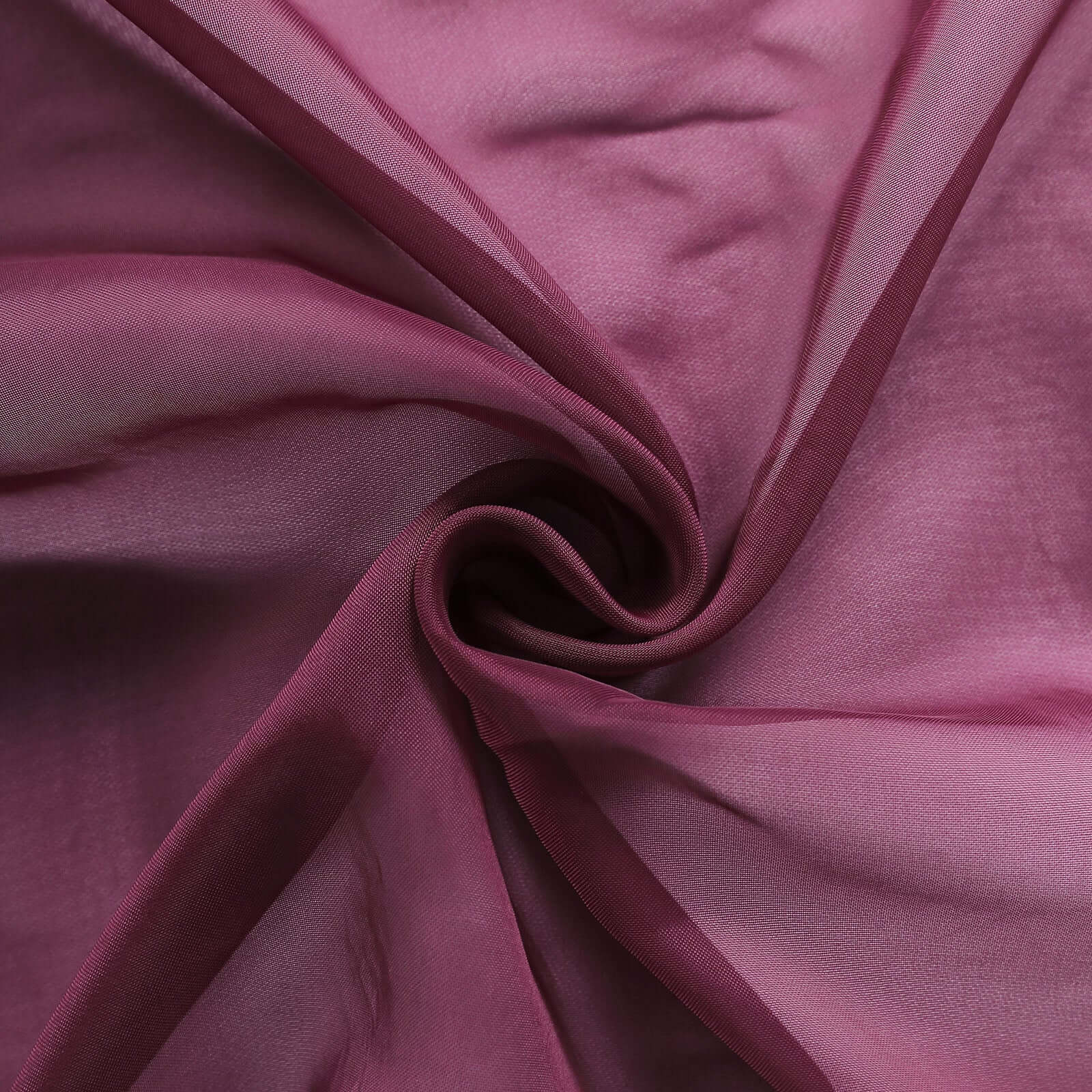 Chiffon Table Runner 6ft Burgundy - Lightweight Table Linen - Image 8